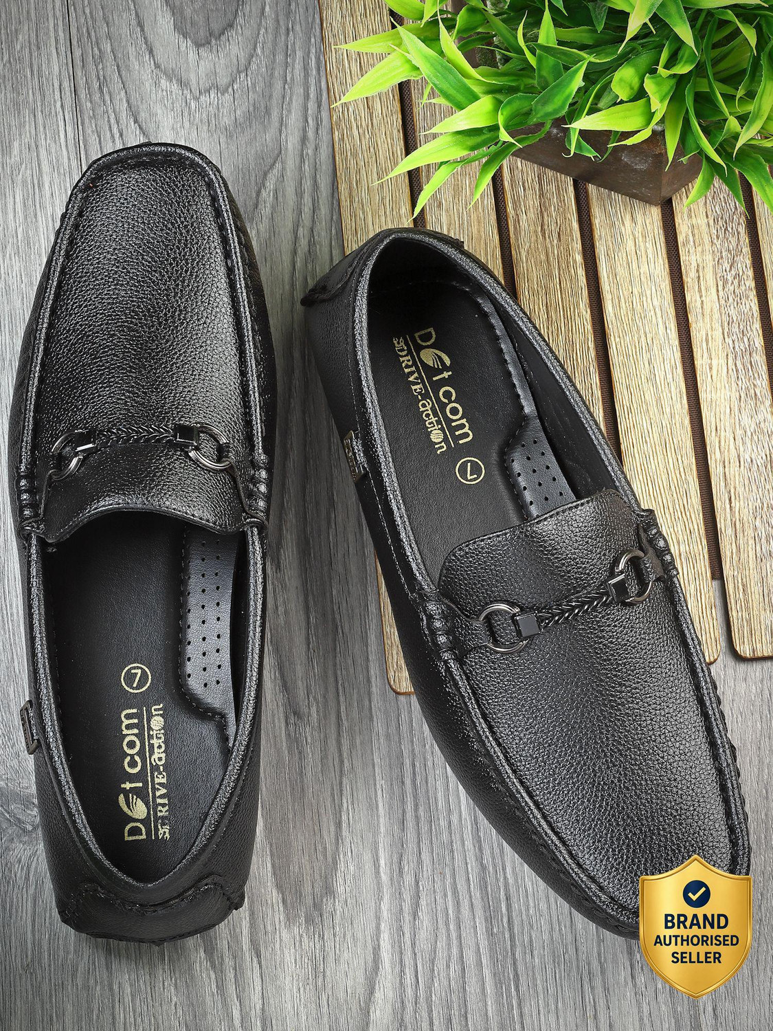Image of aRICS ATTRACTIVE PARTY WEAR LOAFERS SHOES FOR MEN Loafers For Men (Black , 6)