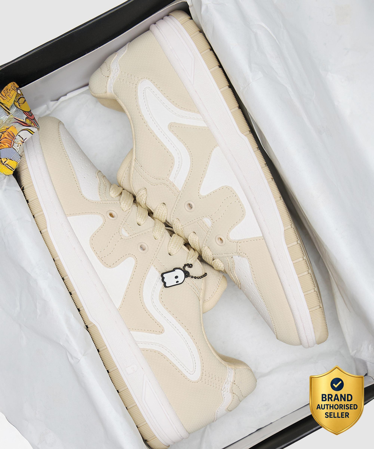 The Souled Store Urban Blaze: Butter Shoes Sneakers For Men - Image 1