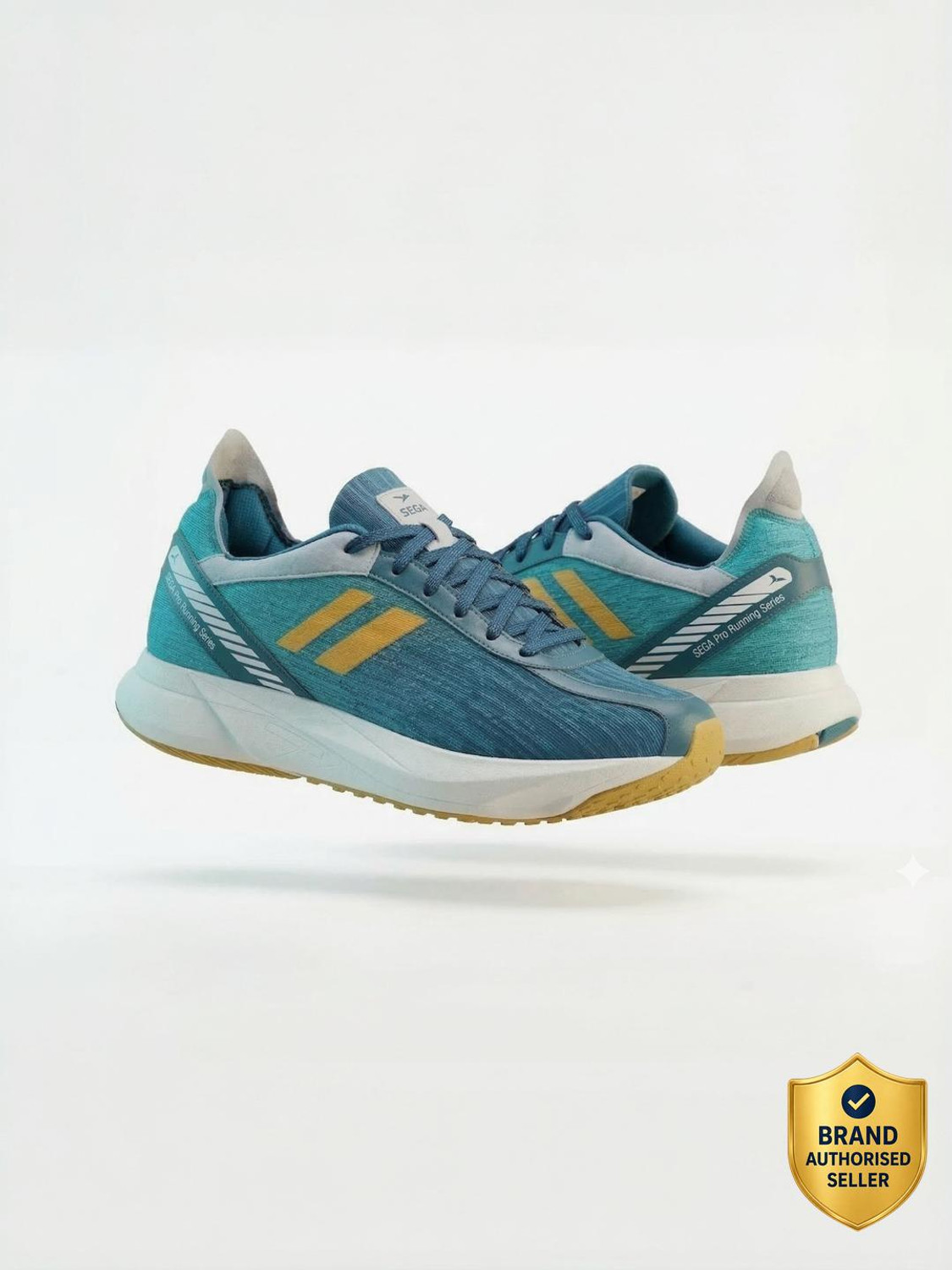 Image of SEGA NEW ADMIRE (2025) - Pro Running Shoes For Men (Green, Multicolor , 9)