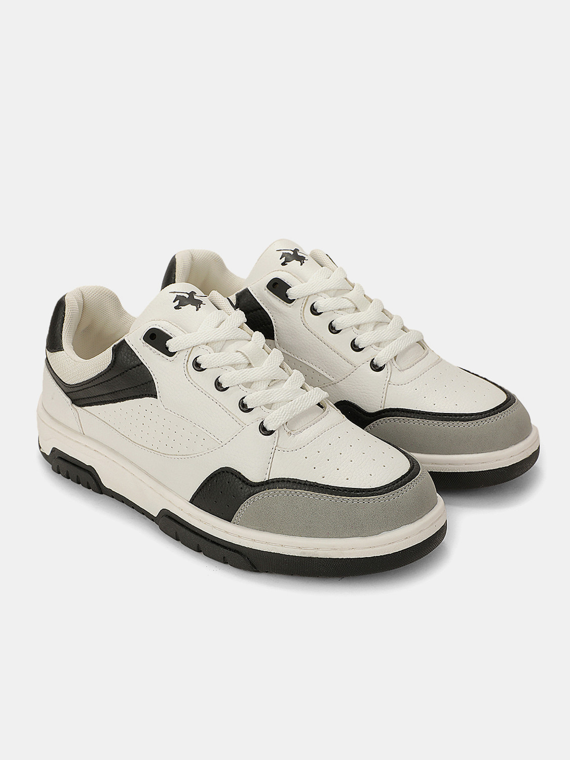 Cantabil Men's Black Sneakers, Size 10 - Image 1