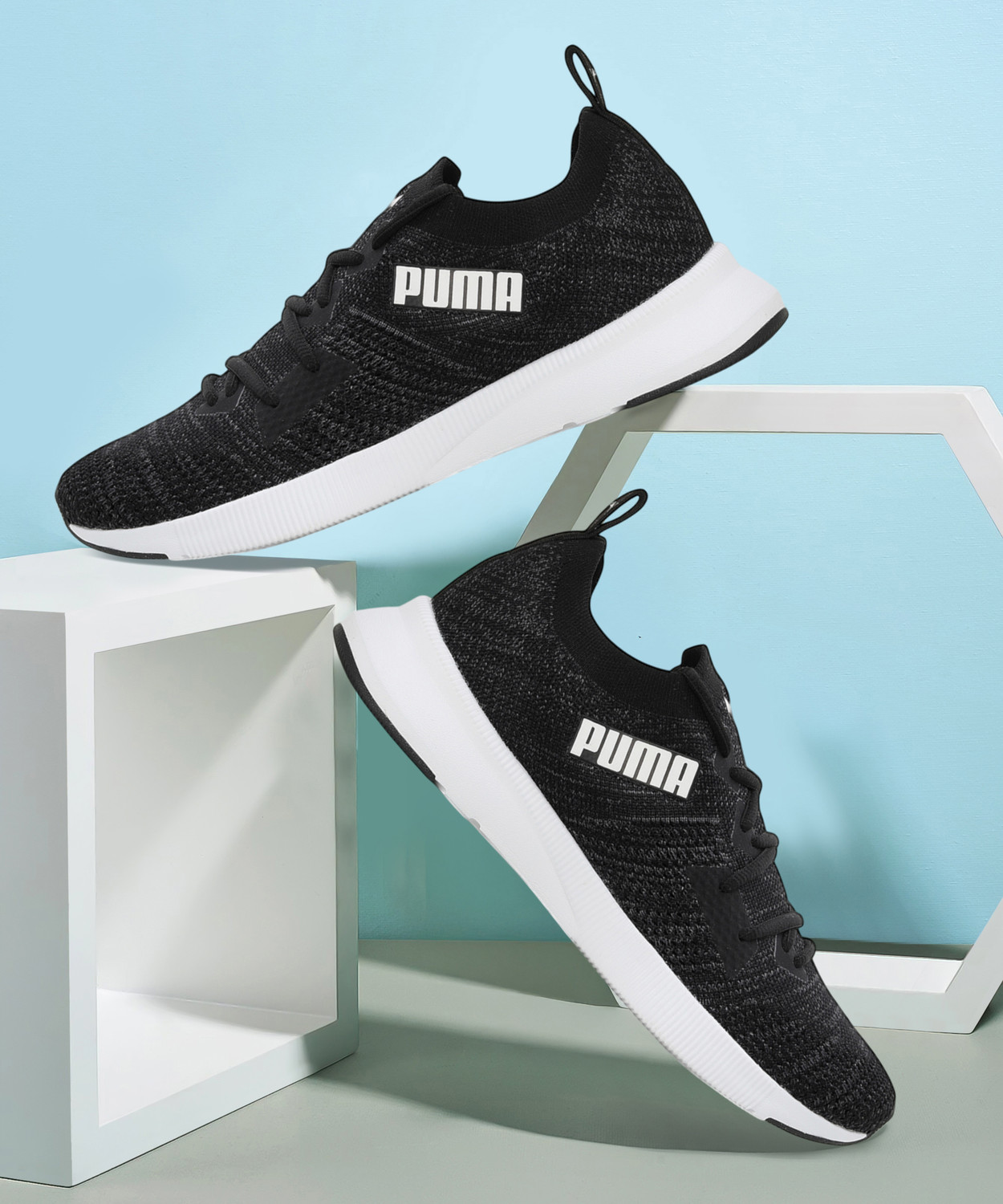 Image of PUMA Dwane Running Shoes For Women (Green , 8)