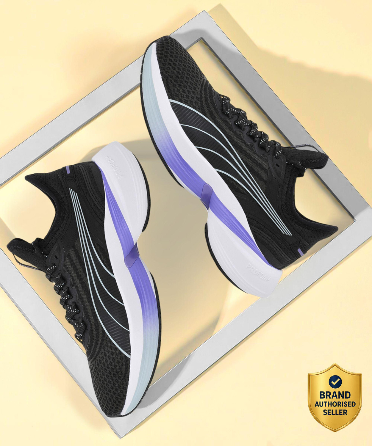 Image of PUMA Conduct Pro Running Shoes For Women (Black , 3.5)