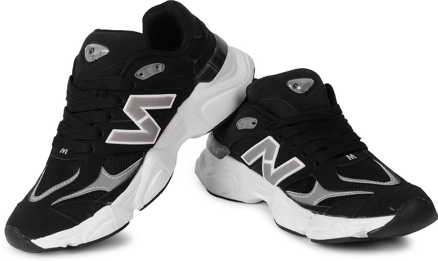 Image of Yes'No Premium Sports , Walking, Gym, Cricket, Trending Running Shoes For Men's Sneakers For Men (Black , 11)