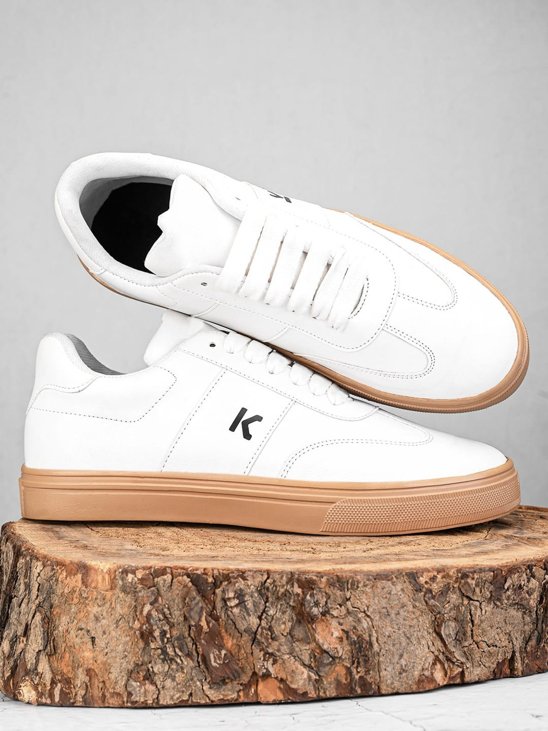 Image of Kadak Collection Sneakers For Men (White , 10)