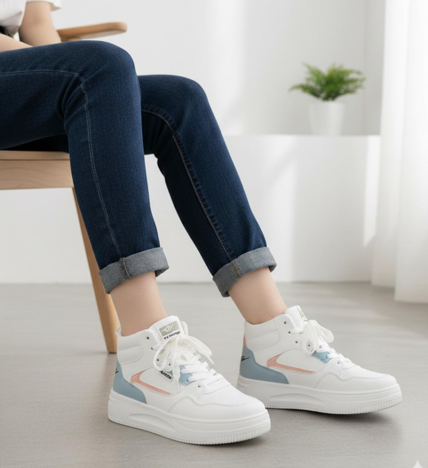 Image of Tokyo Talkies Casuals For Women (White , 5)