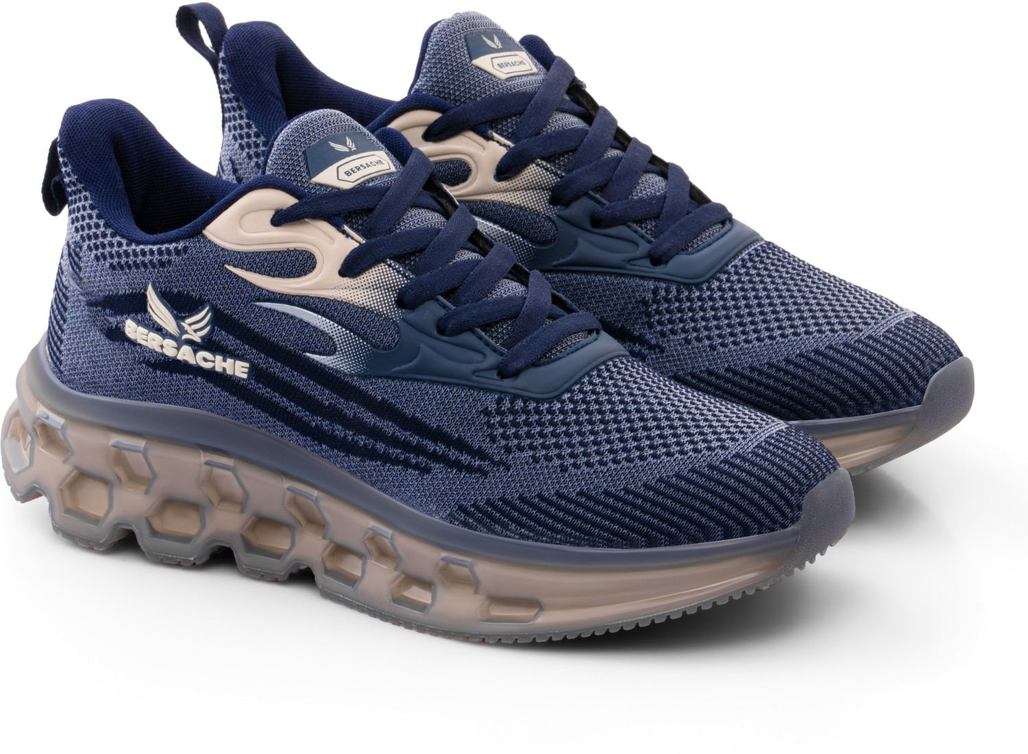Bersache Blue Running Shoes for Men - Image 1
