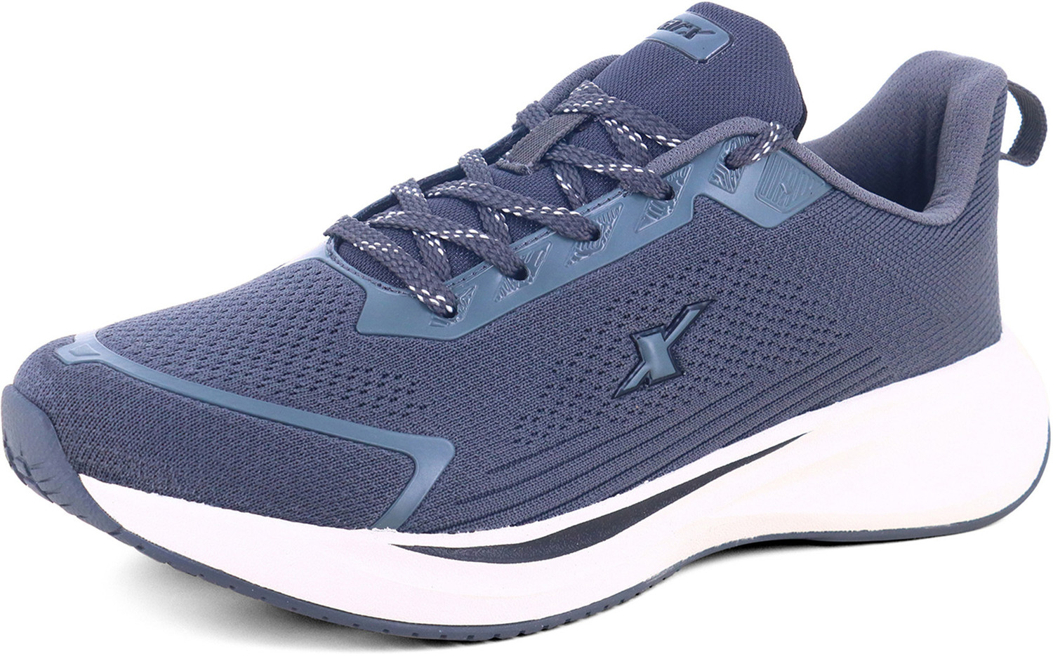 Sparx SM 9108 | Stylish, Comfortable | Walking Shoes For Men (Grey, Black , 8) - Image 1