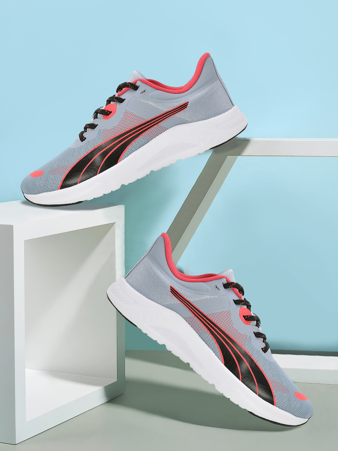 Image of PUMA olve Modern Running Shoes For Women (Black , 3)