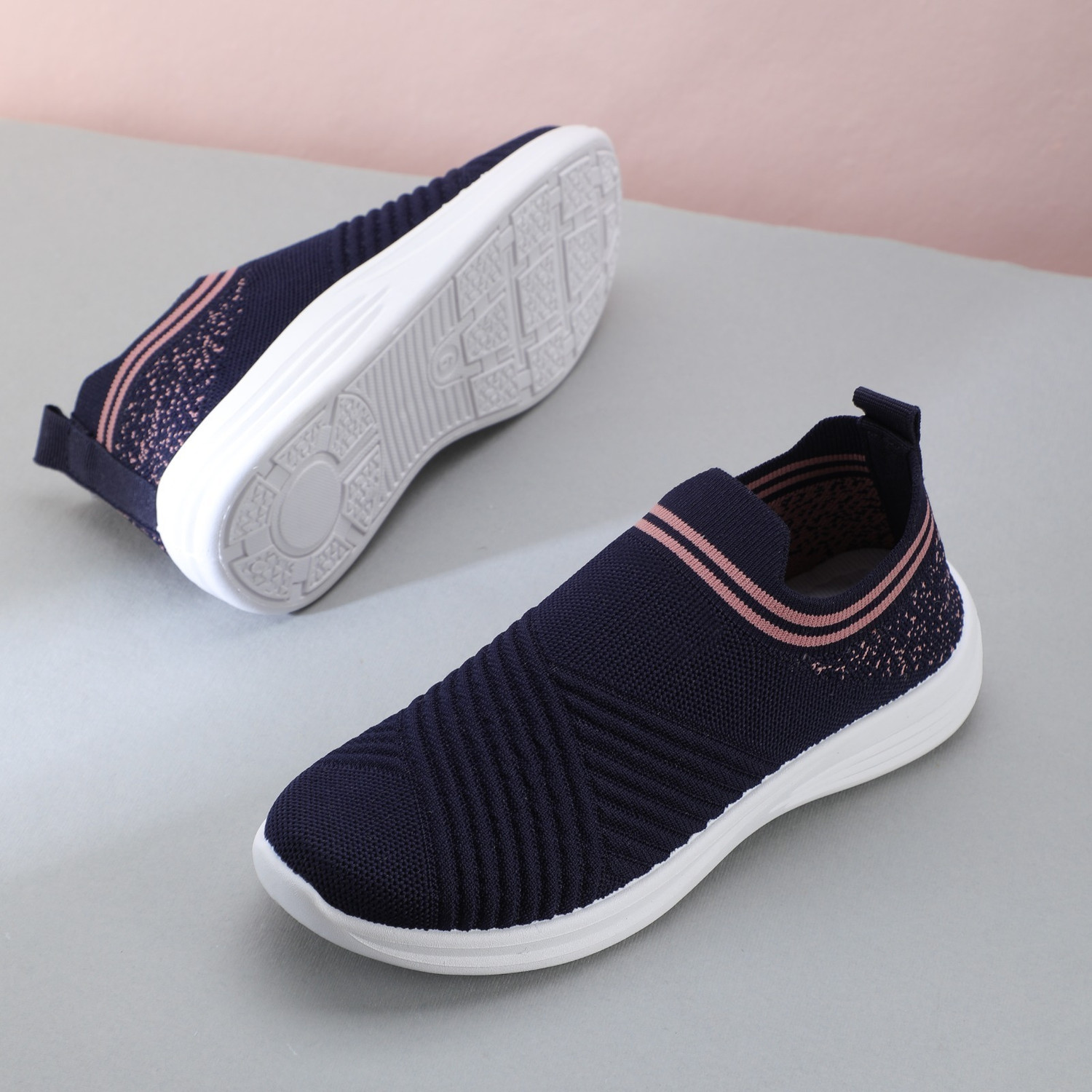 Image of Flopsie By TwoSoft Premium Women Winter Sneaker MemoryFoam Gym & Casual Outdoor Sneakers For Women (Blue , 4)