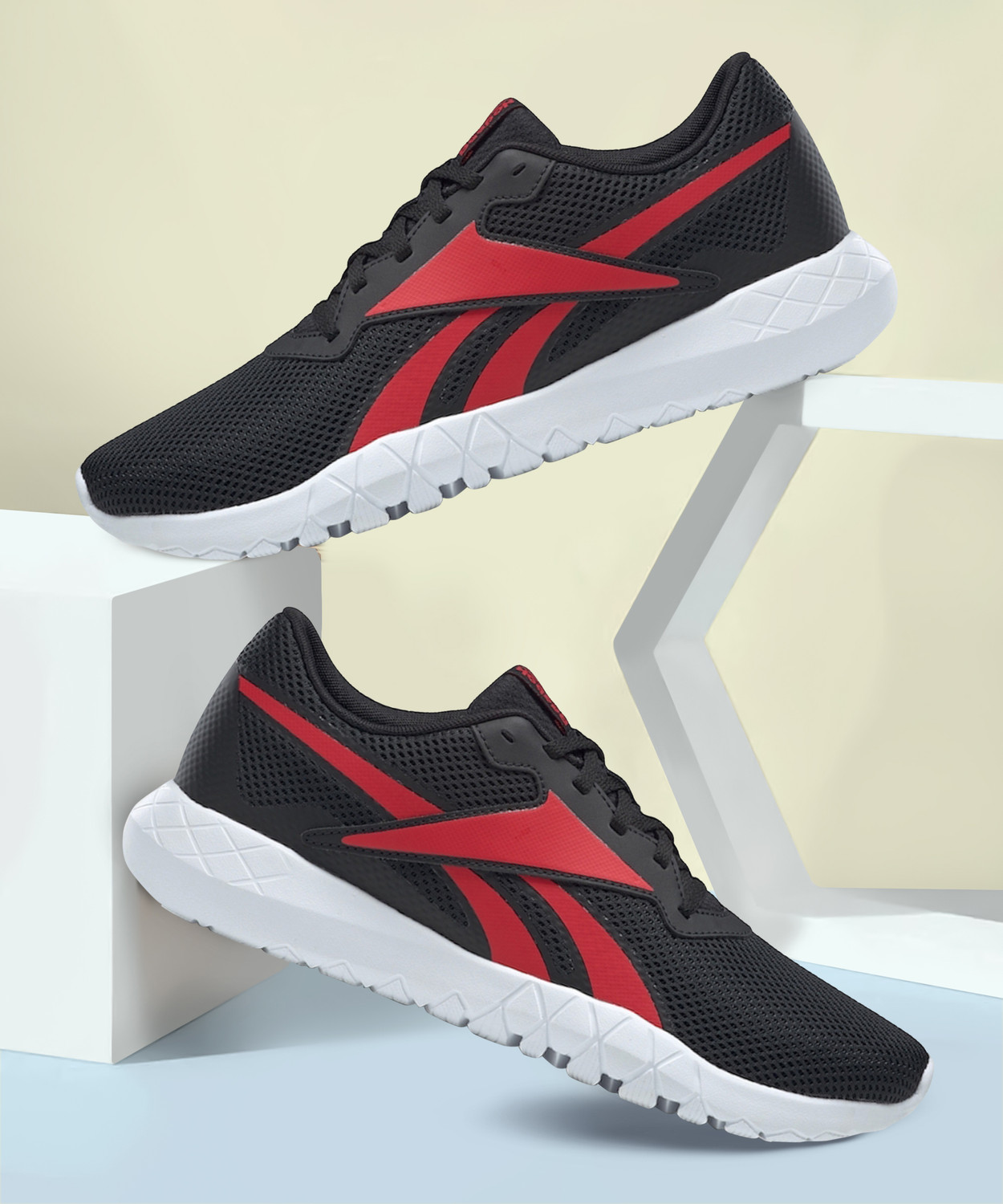 Image of REEBOK Running Shoes For Men (Black , 9)
