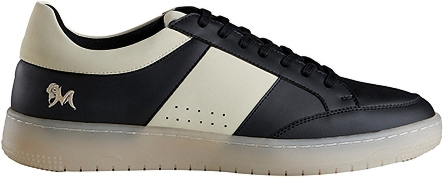 Image of Neemans City Strides Sneakers For Men (Black, Beige , 12)