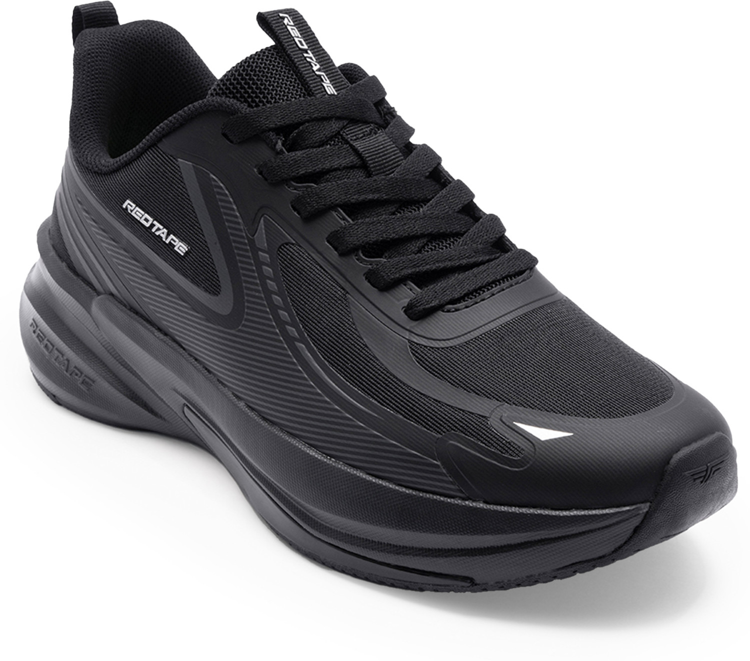 RED TAPE Men's Black Sports Shoes - Image 6