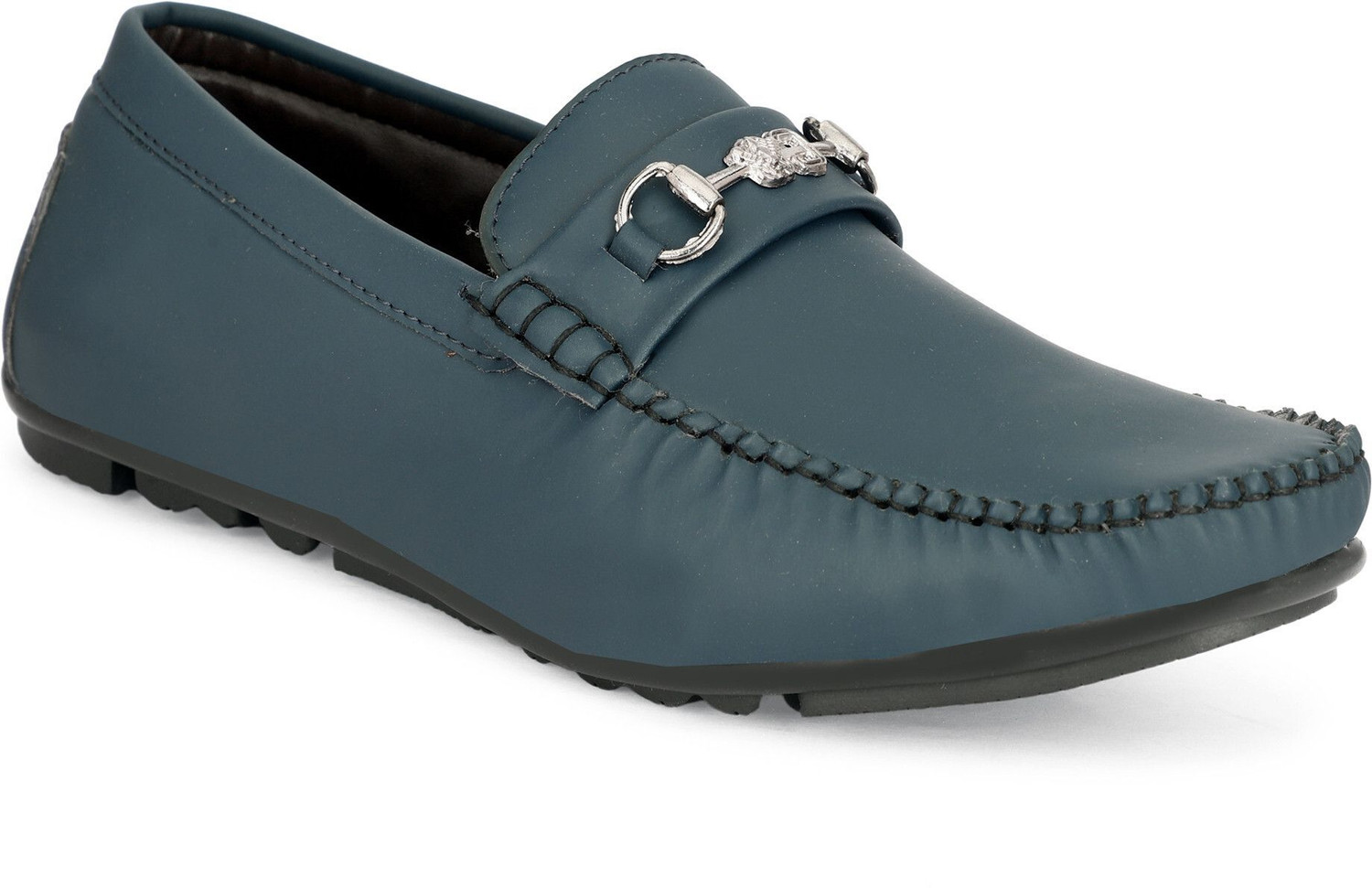Image of aRICS ATTRACTIVE /STYLISH /FESTIVE /NAGRA SHOES Loafers For Men (Blue , 14)