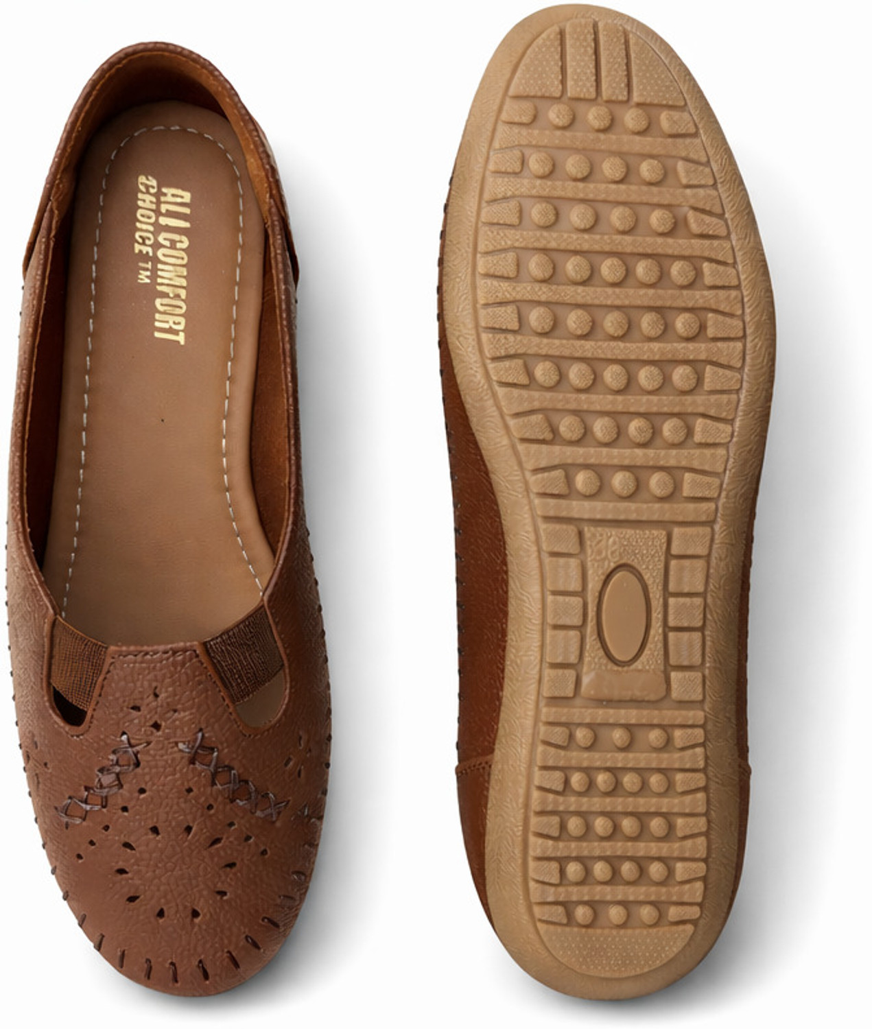 Image of ALL COMFORT CHOICE Women All Comfort Choice Bellies Sandal (Brown , 10)