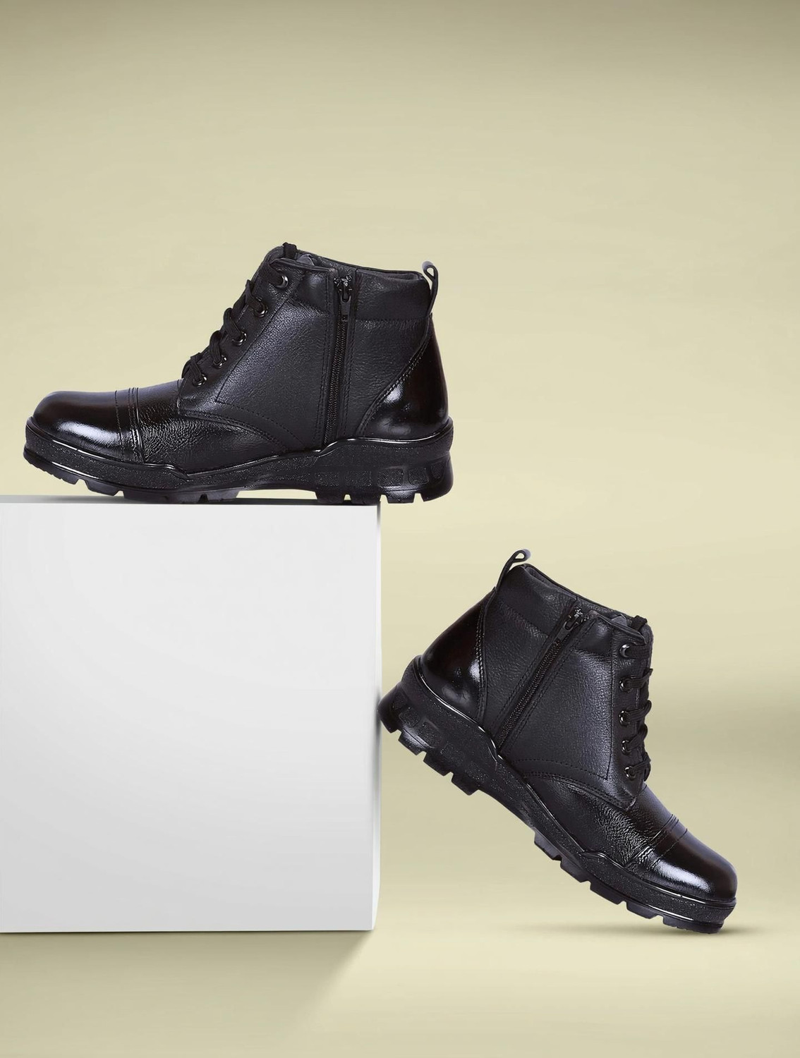 Image of R-ME DMS /NCC Army Boots /Shoes Boots For Men /Hiking and Trekking (Black) Boots For Men (Black , 6)