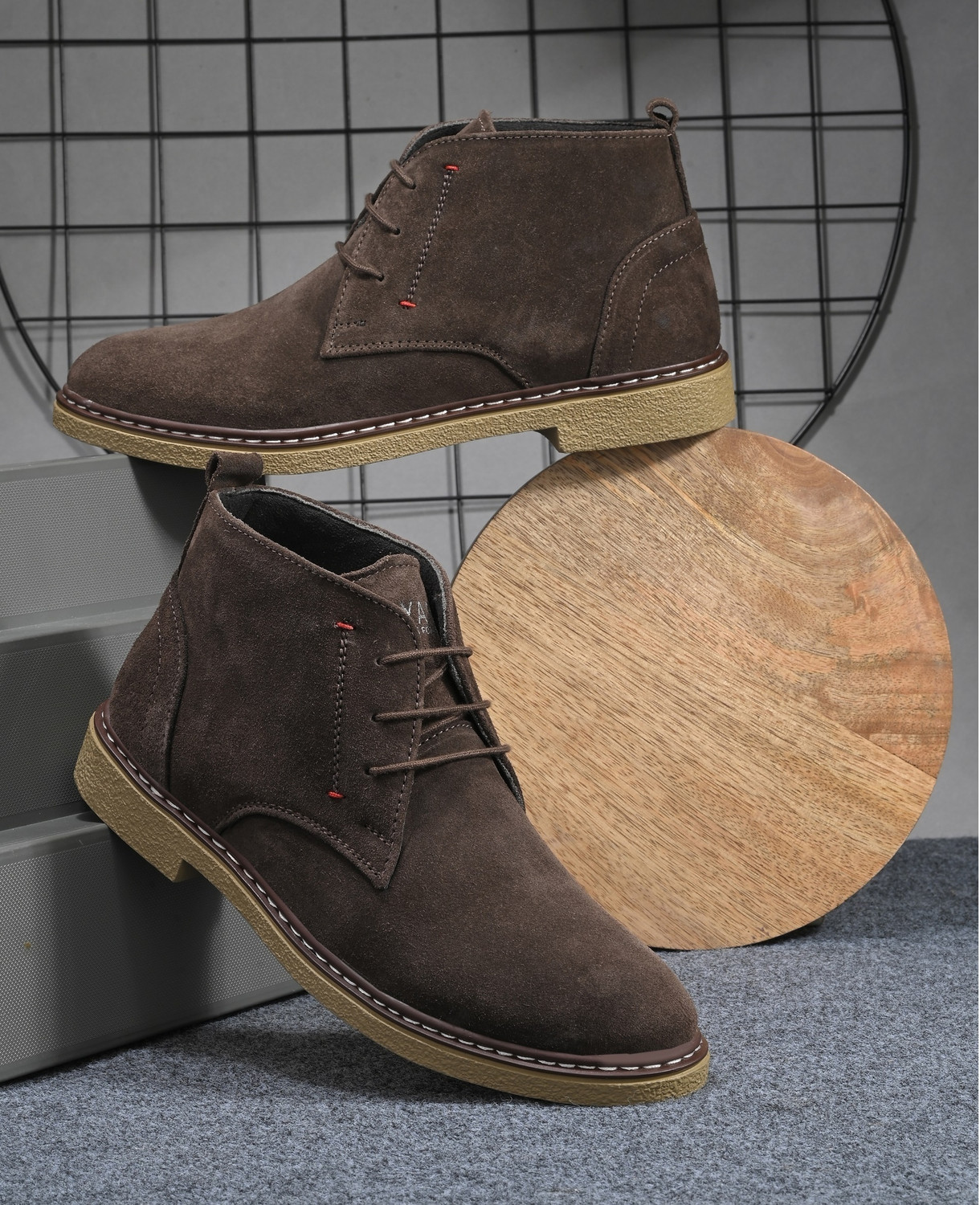 Layasa Men's Brown Chelsea Boots - Image 6