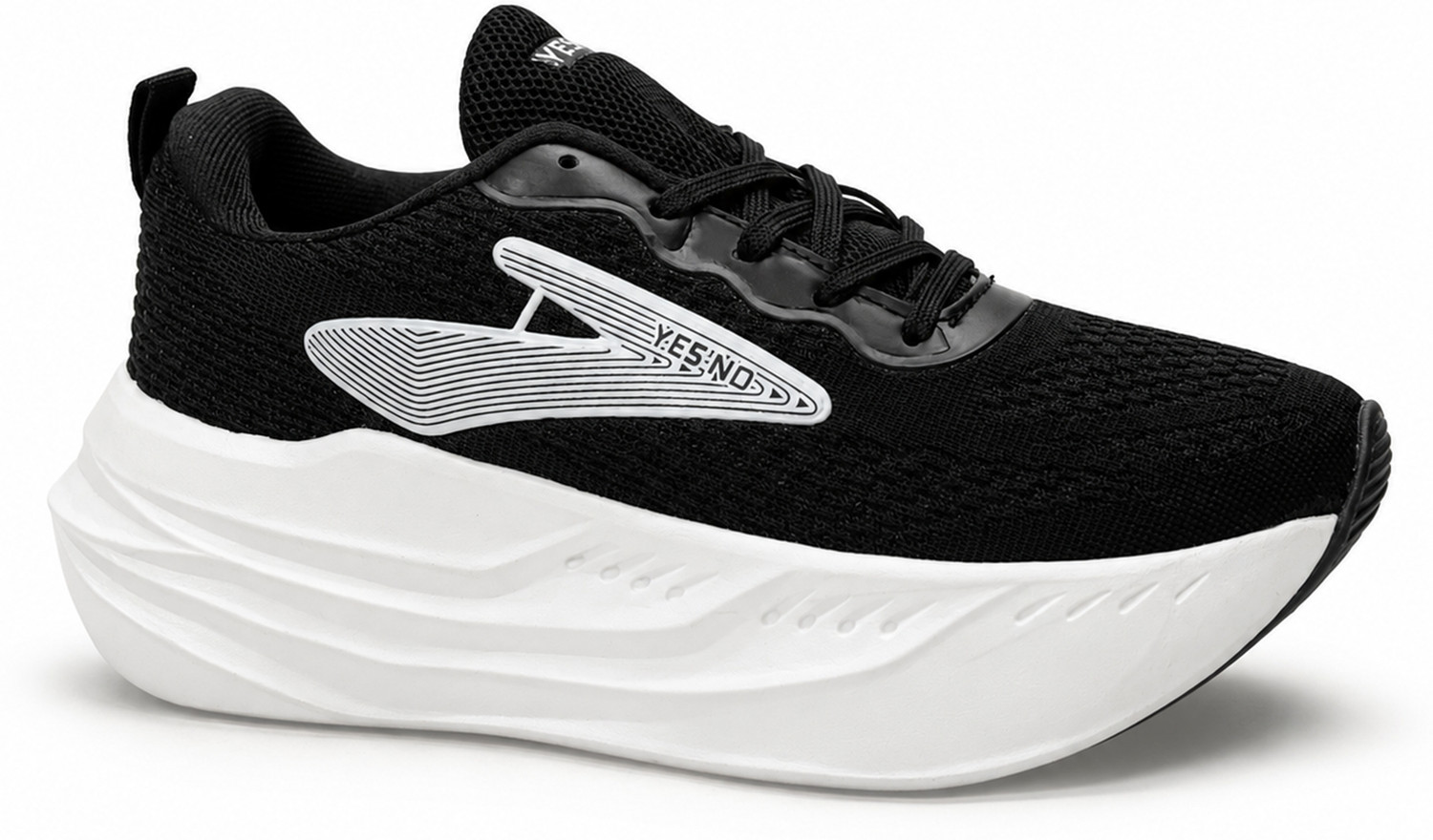 Yes'No Men's Mesh Lace-Up Running Shoes - Image 1