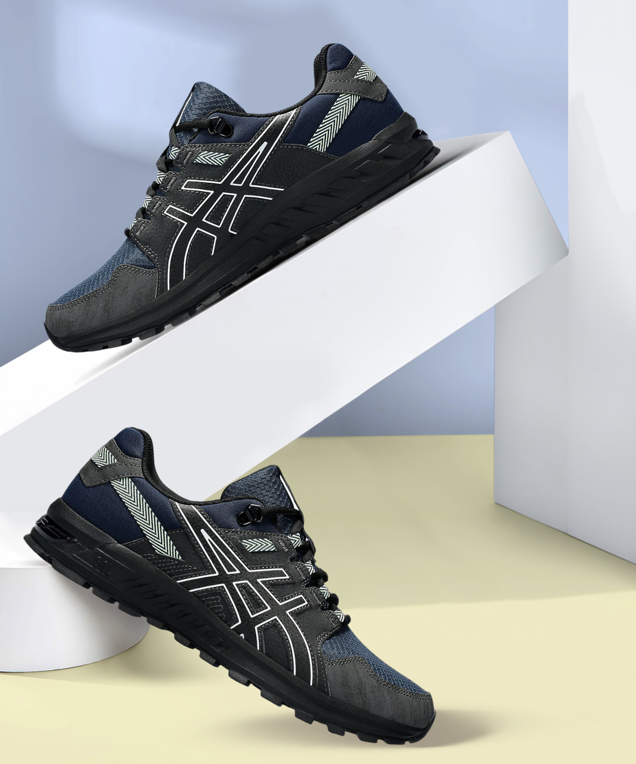 Image of Asics GEL-CITREK Walking Shoes For Men (Blue , 8)