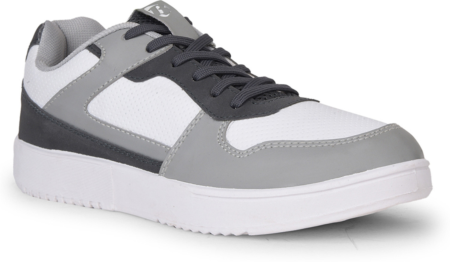 Bata Men's Grey Lace-Up Sneakers (8UK) - Image 1