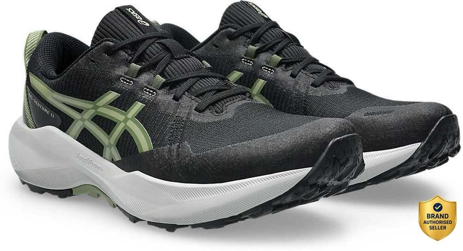 Asics GEL-VENTURE 11 Running Shoes Men Black Size 8 - Image 1