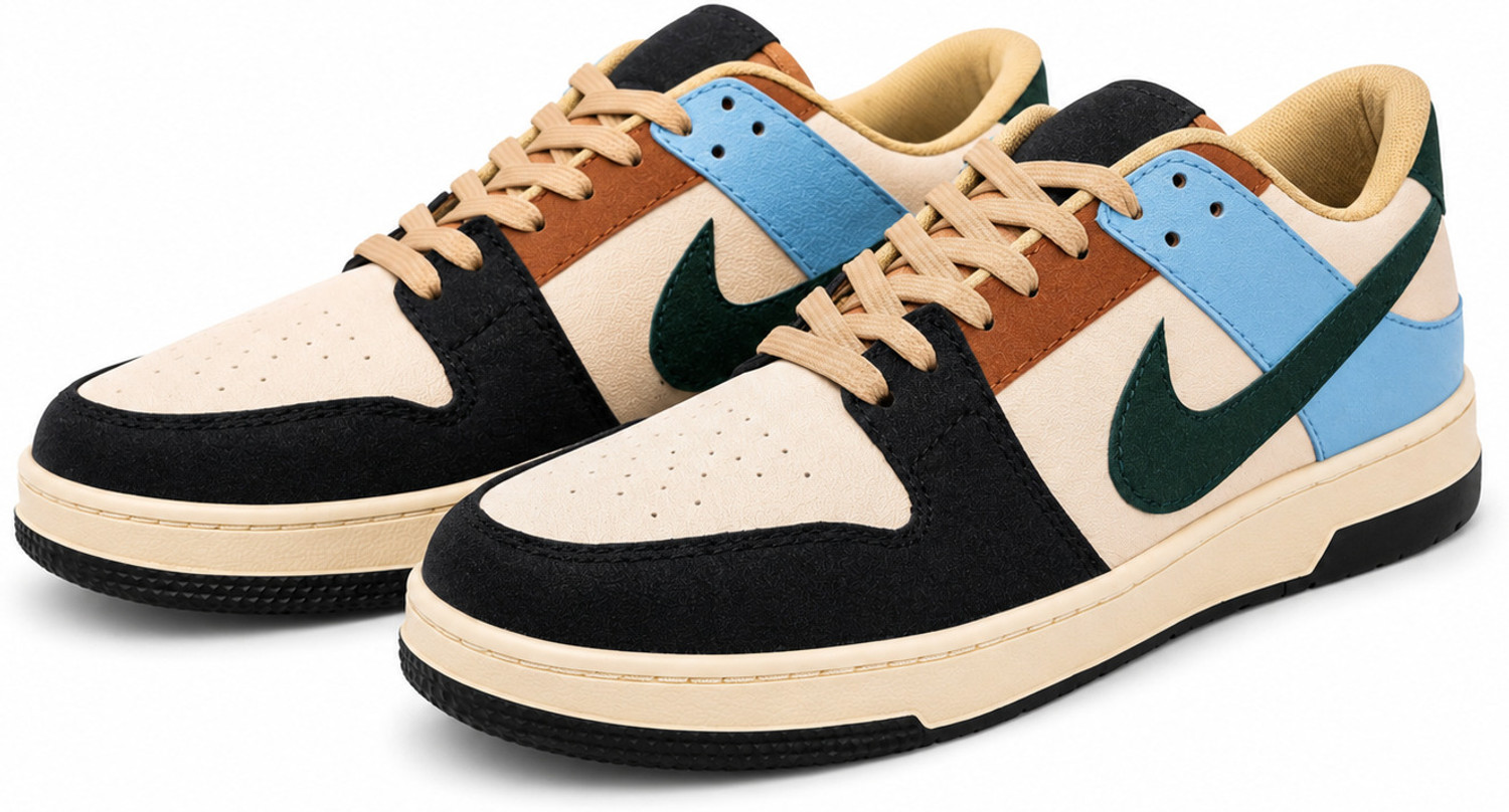Image of ULTRASS Sneakers For Men (Black, Multicolor , 6)