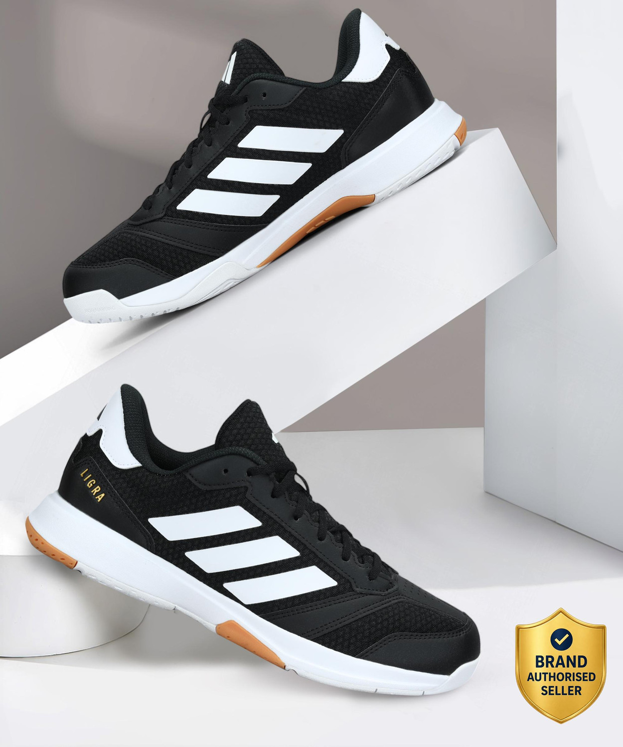 Image of ADIDAS Ligra 8 M Cricket Shoes For Men (White , 9.5)