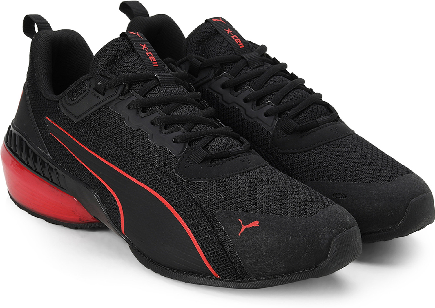 Image of PUMA X-Cell Uprise Running Shoes For Men (Black , 4)