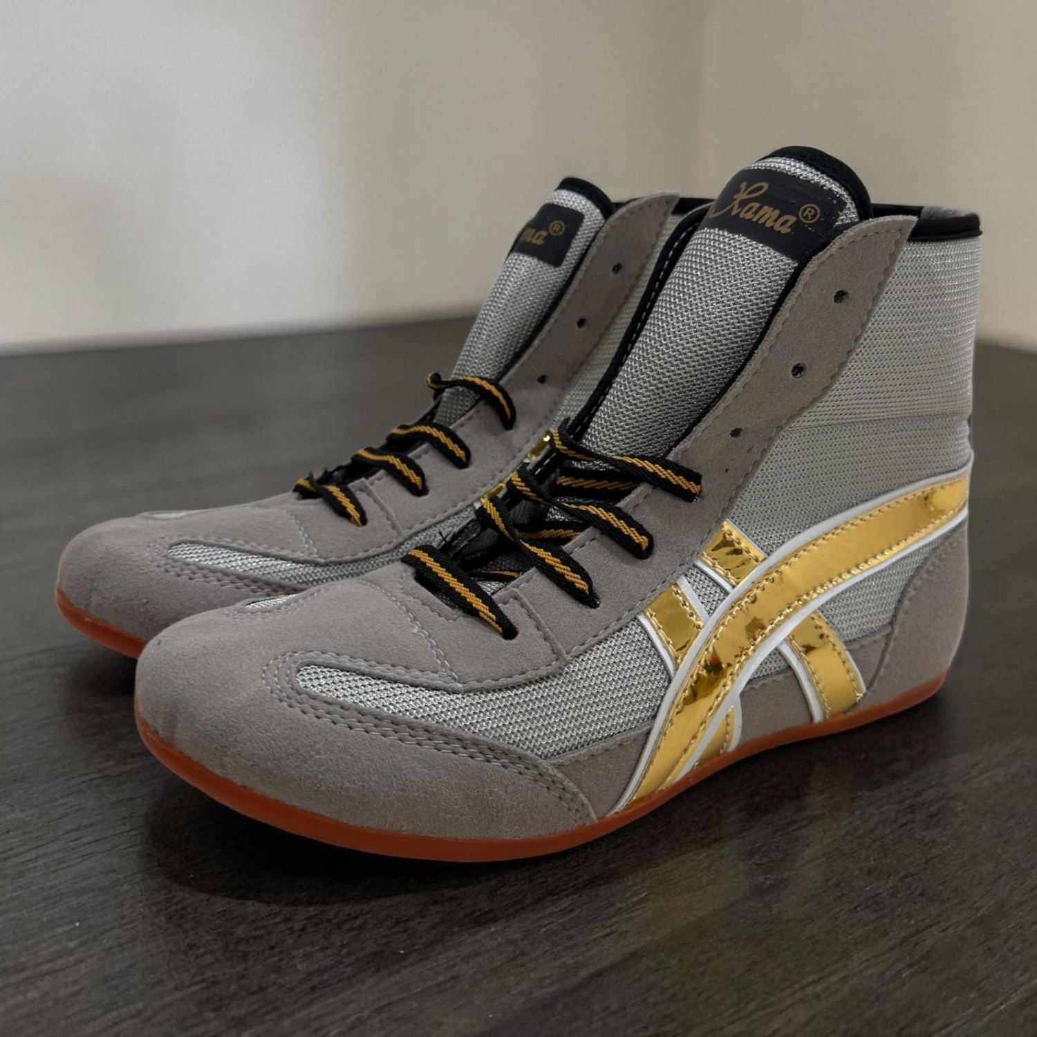 XAMA Kabaddi Wrestling Shoes Men Grey 8 - Image 1
