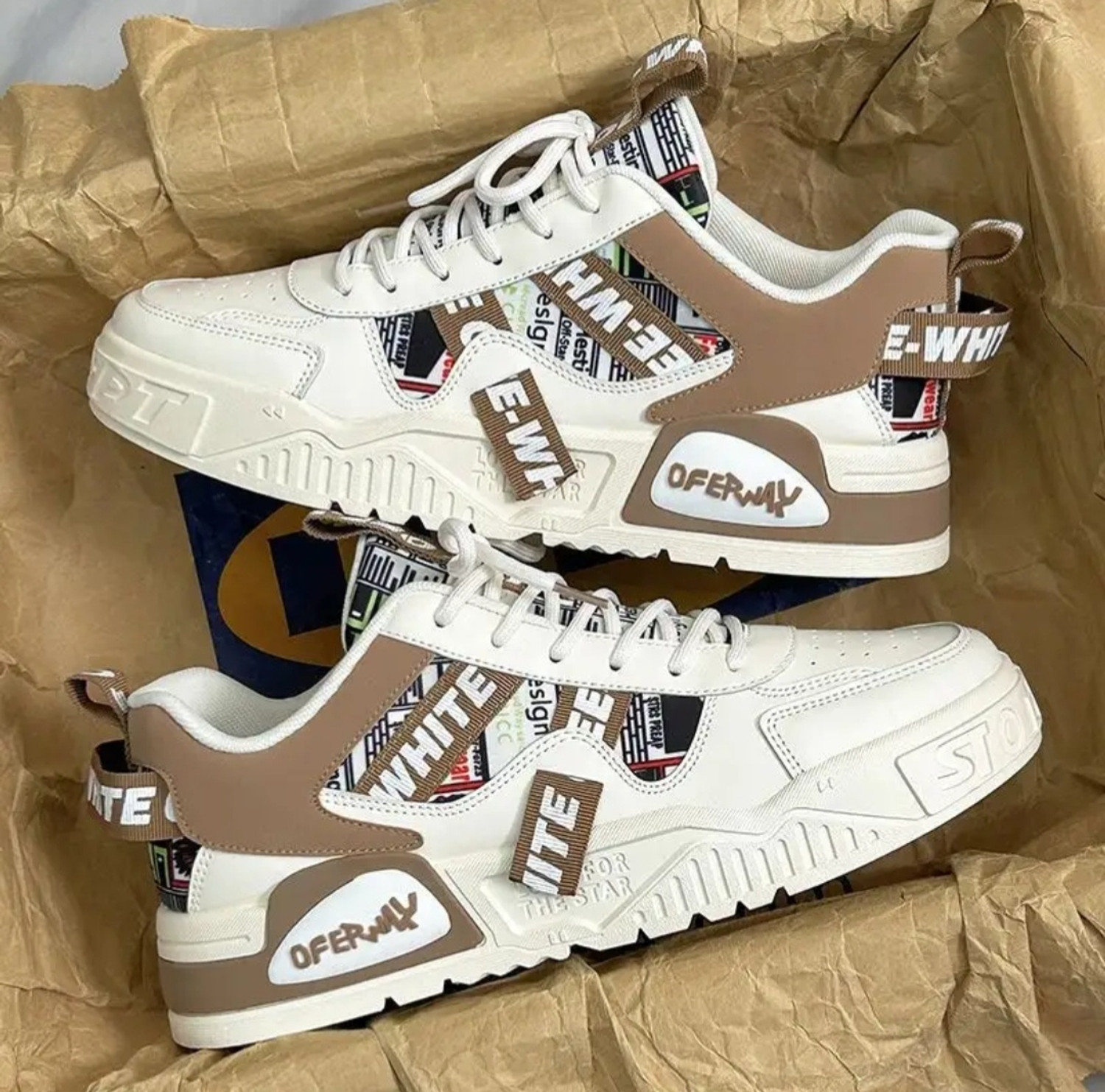 tigonis casual sneakers for man White - Image 3