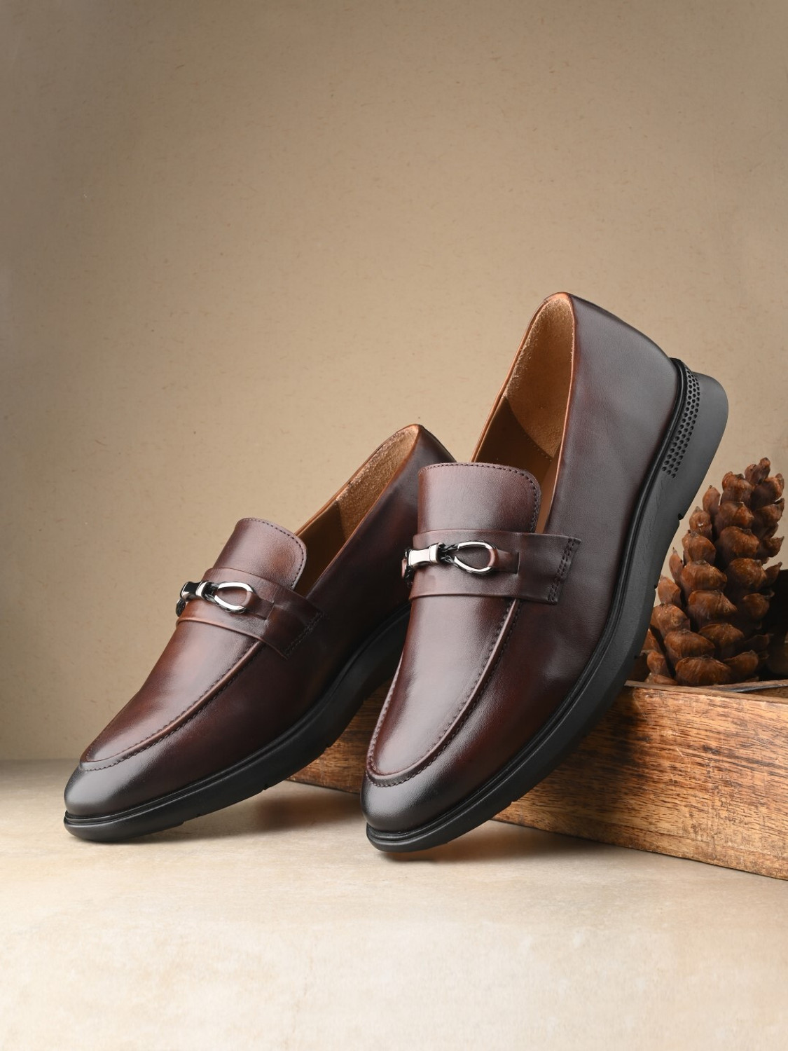Image of SAN FRISSCO Lace-Up Boots for Men|Office Wear Formal Boots For Men|Comfortable Trending Lace Up For Men (Black , 9)
