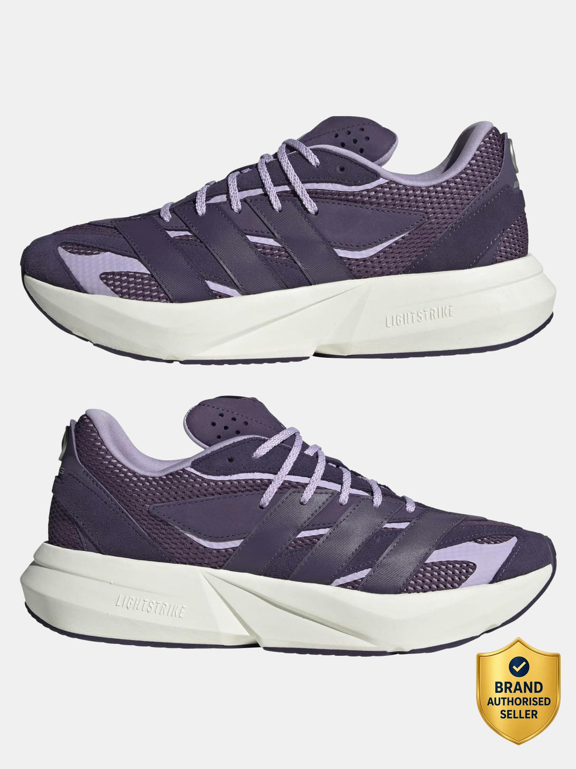 Image of ADIDAS LIGHTSTRIDE Motorsport Shoes For Men (White , 7.5)
