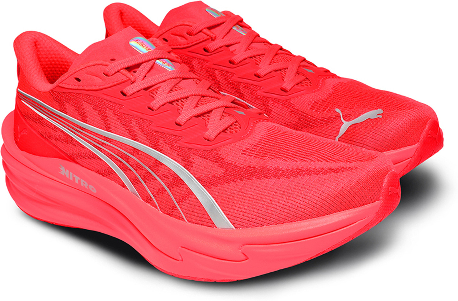 Image of PUMA X-Cell Uprise Soft Focus Running Shoes For Men (Black , 5)