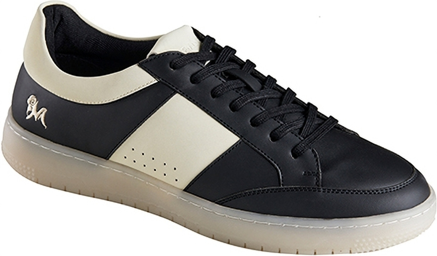 Image of Neemans City Strides Sneakers For Men (Black, Beige , 12)