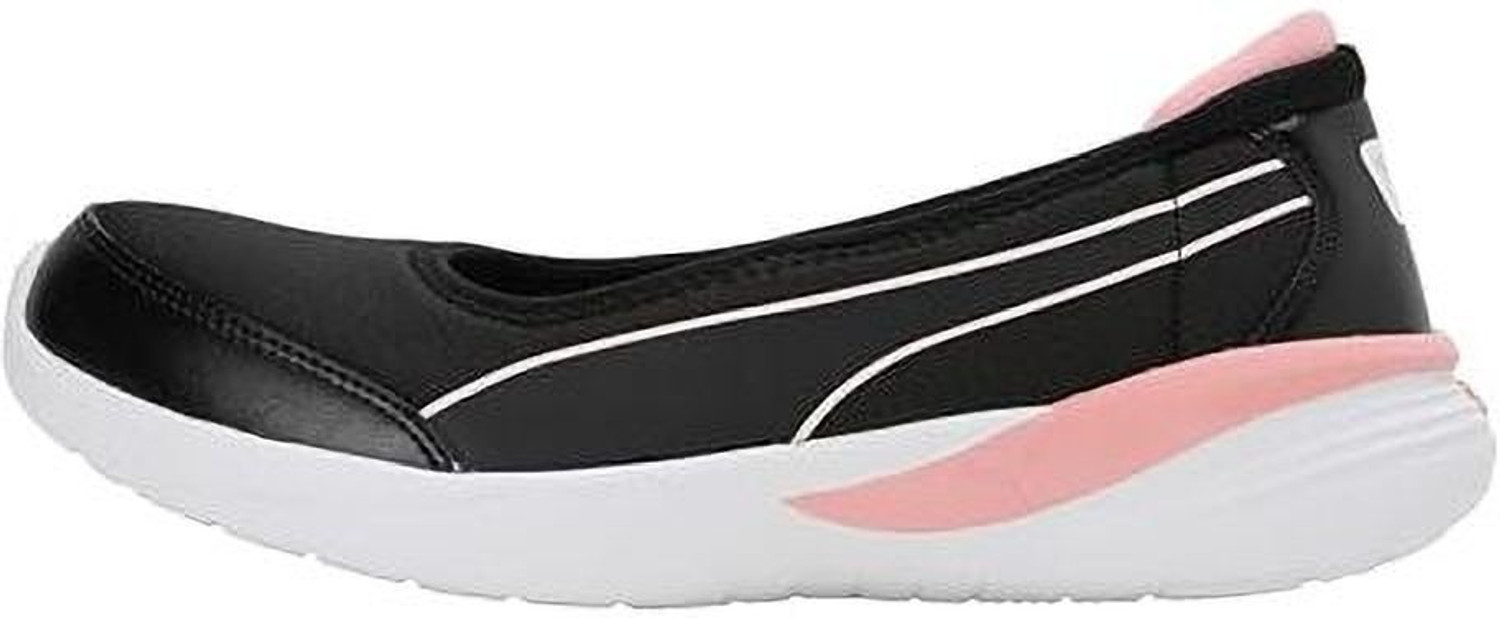 Image of PUMA FLAIRA SOFTRIDE SPORTY BALLERINA Sneakers For Women (Black , 7)