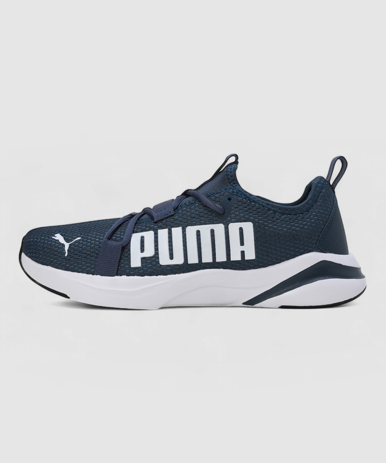 Image of PUMA Softride Rift Runlyn Slipon Running Shoes For Men (Blue , 7.5)