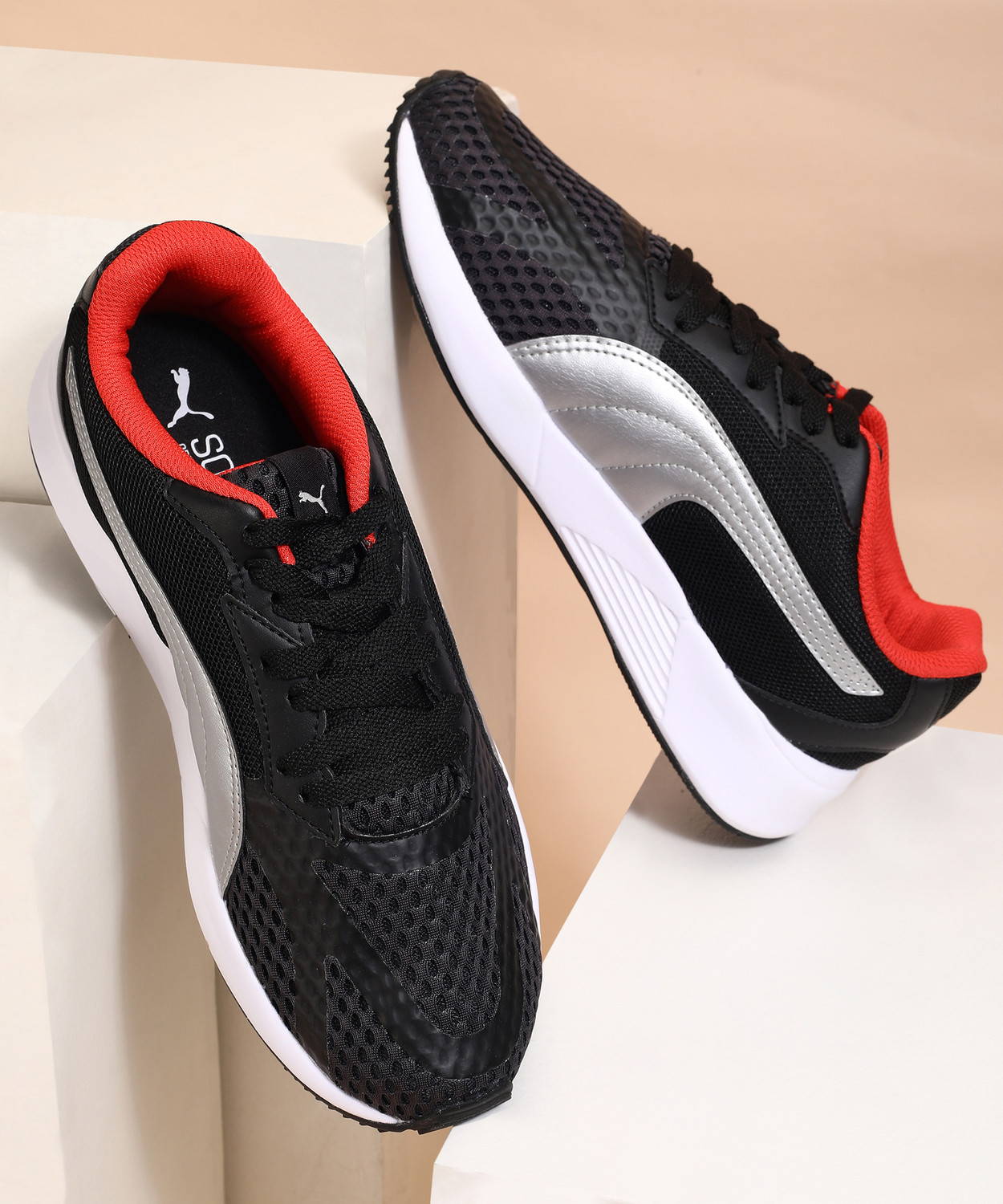 Image of PUMA Pacer Uprise V2 Walking Shoes For Men (Black , 12)