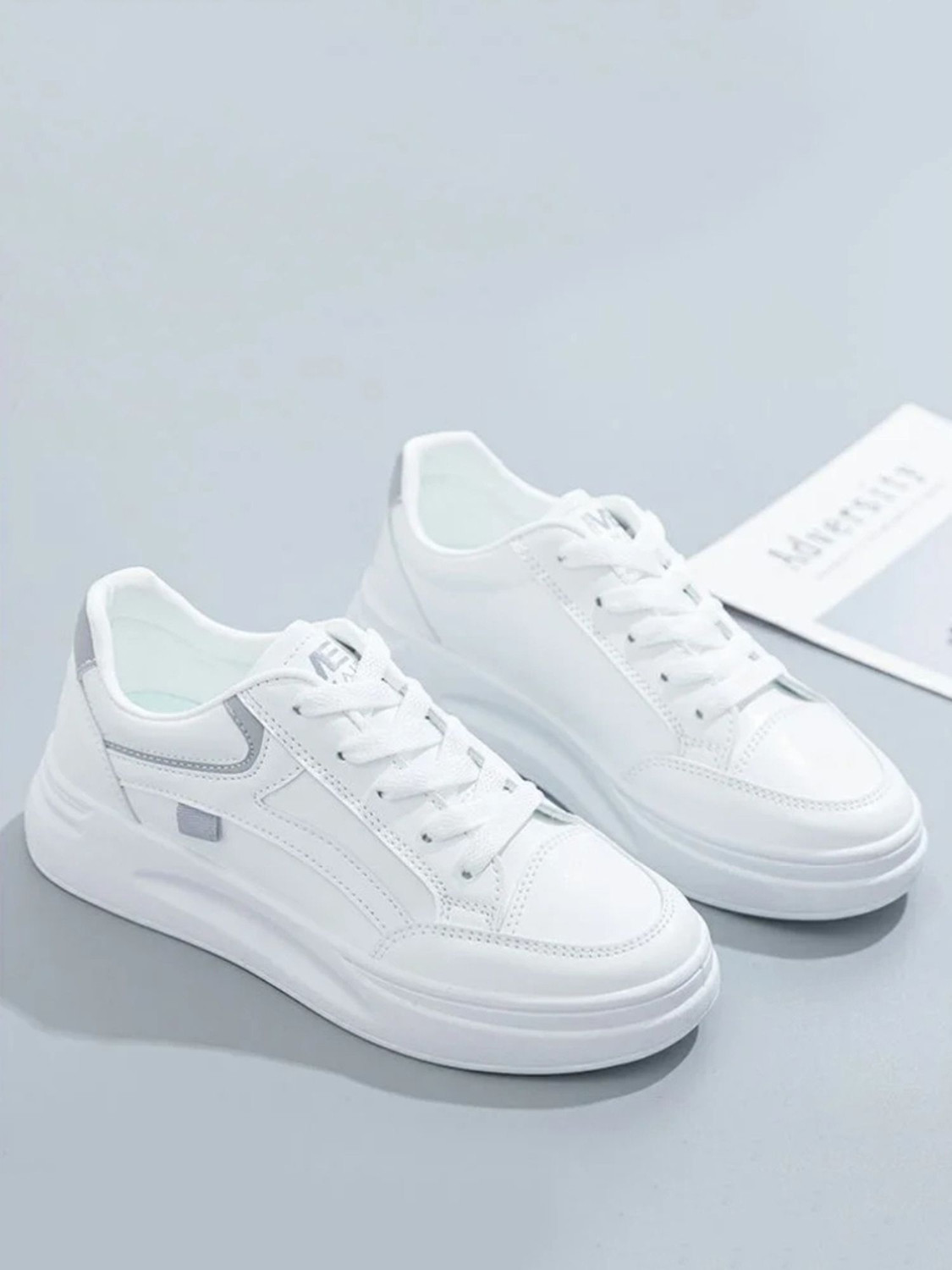 oxpeo Sneakers For Women White - Image 5