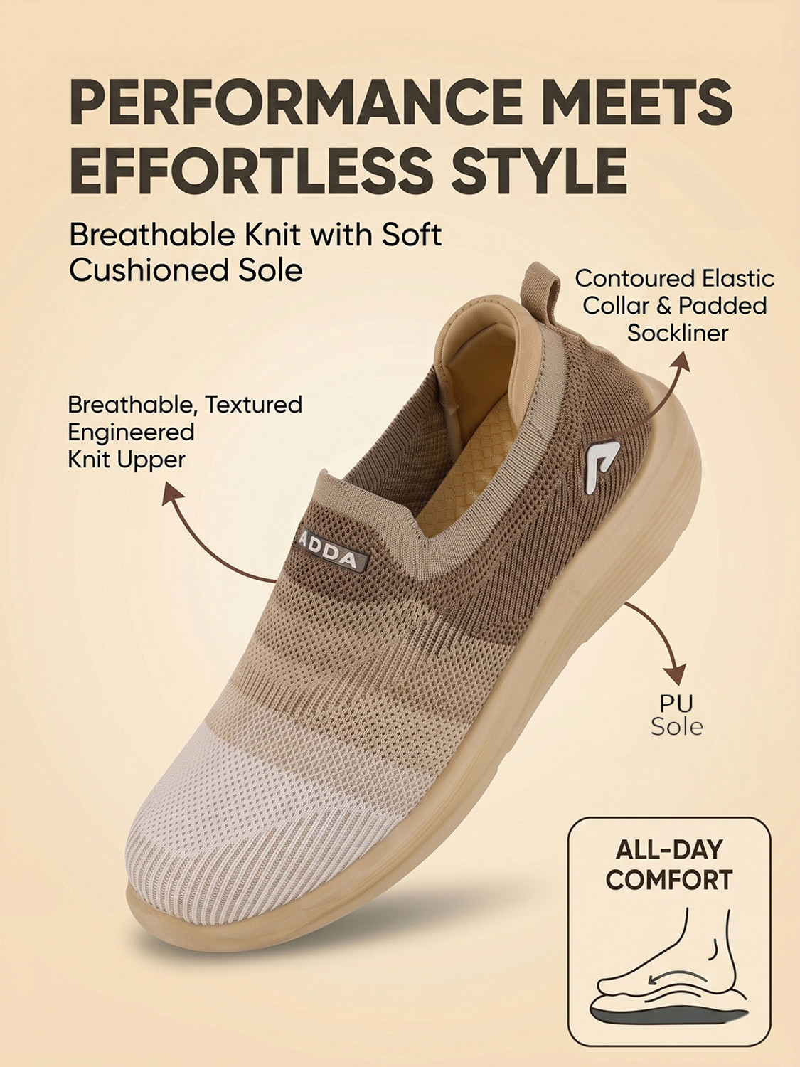 Image of W NIKE REACTX INFINITY RUN 4 Running Shoes For Women (Beige , 3.5)