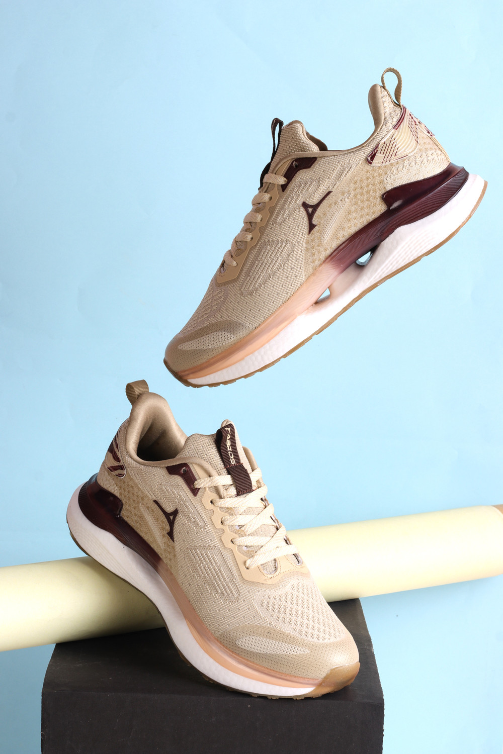 Image of PUMA Army Trainer Suede Sneakers For Men (Beige , 12)