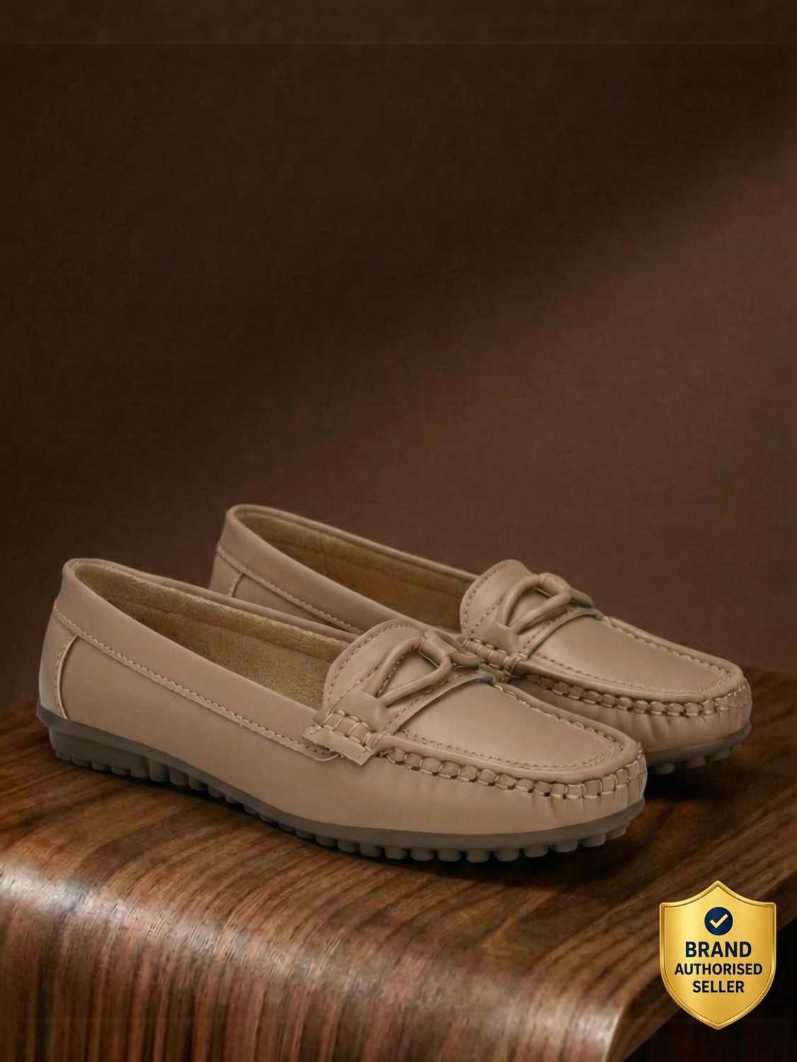Image of FOOTLOOSE Women Flats Comfortable Slip On Backless Pointed Toe Mules Shoes Casuals For Women (Tan , 10)