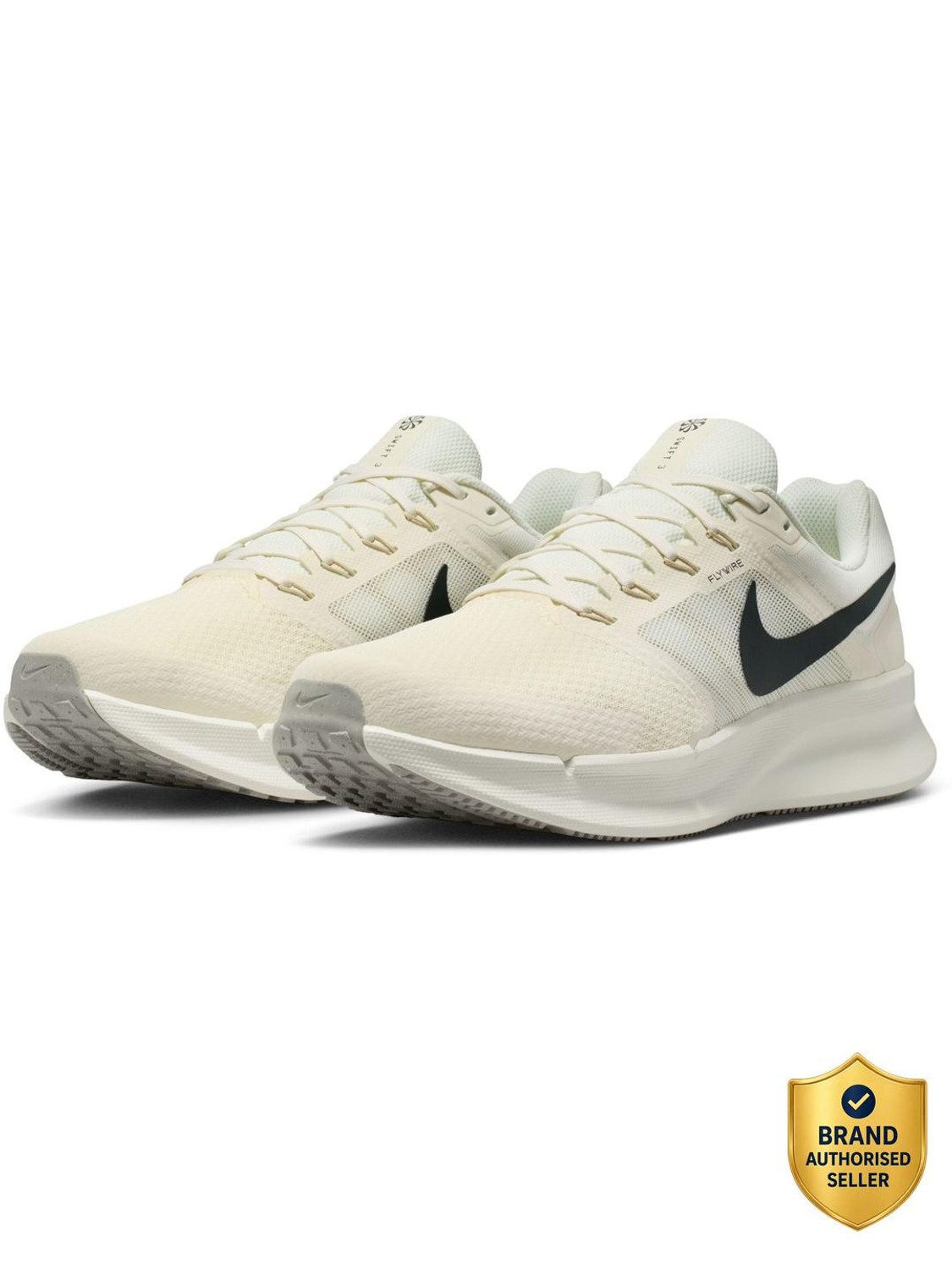 Image of NIKE RUN SWIFT 3 Running Shoes For Men (White , 6)
