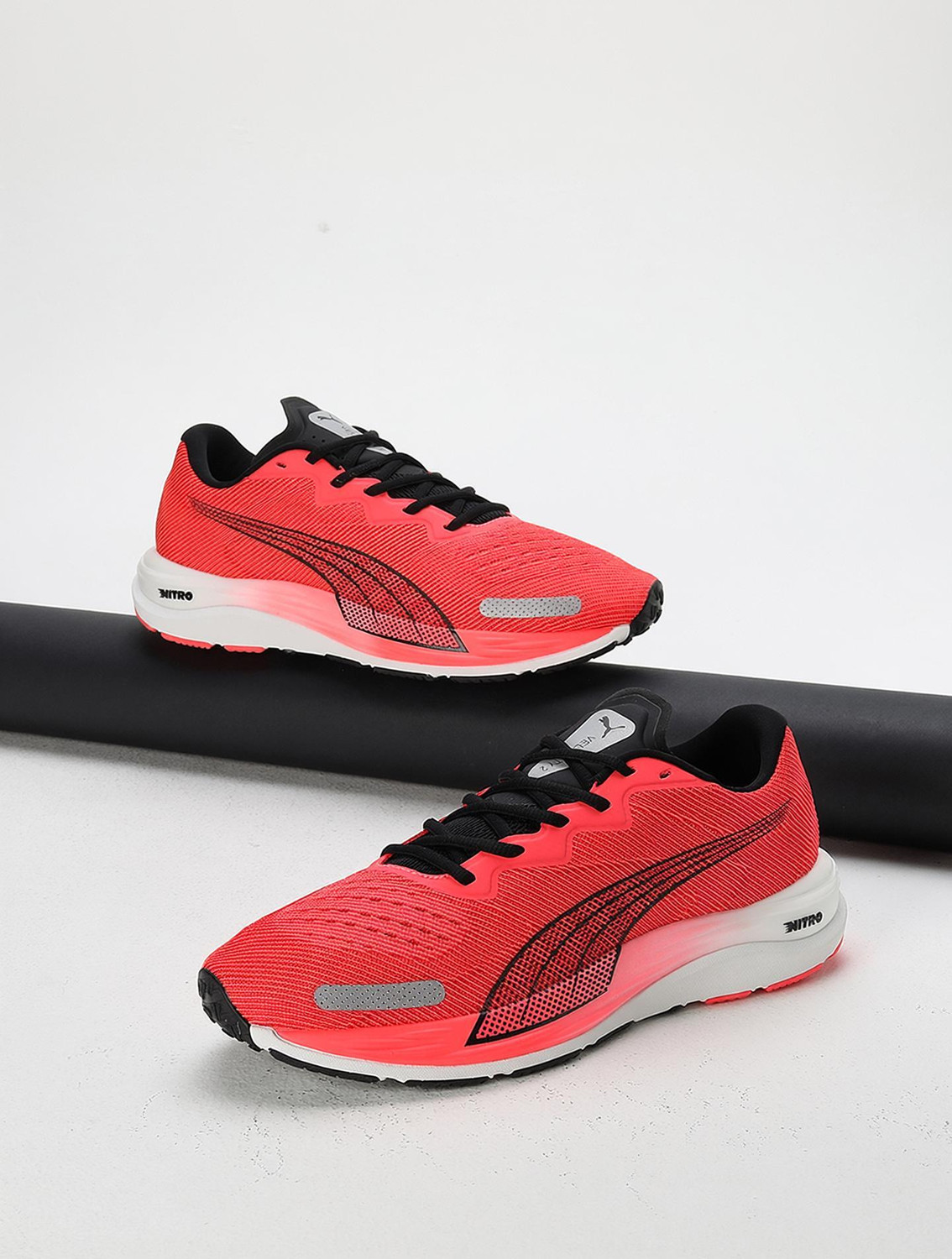 Image of PUMA Deviate NITRO 2 Running Shoes For Men (Black , 14)