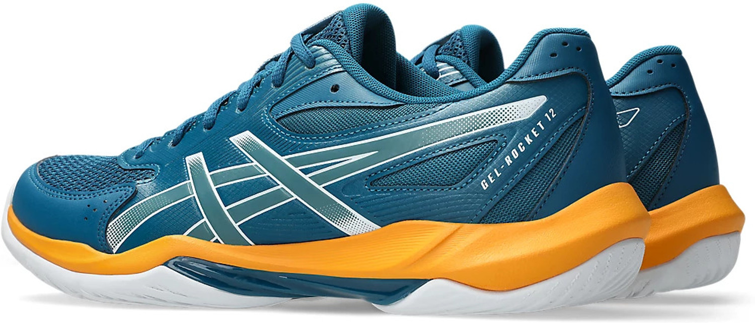 Image of Asics GEL-ROCKET 12 Badminton Shoes For Men (Navy , 10)