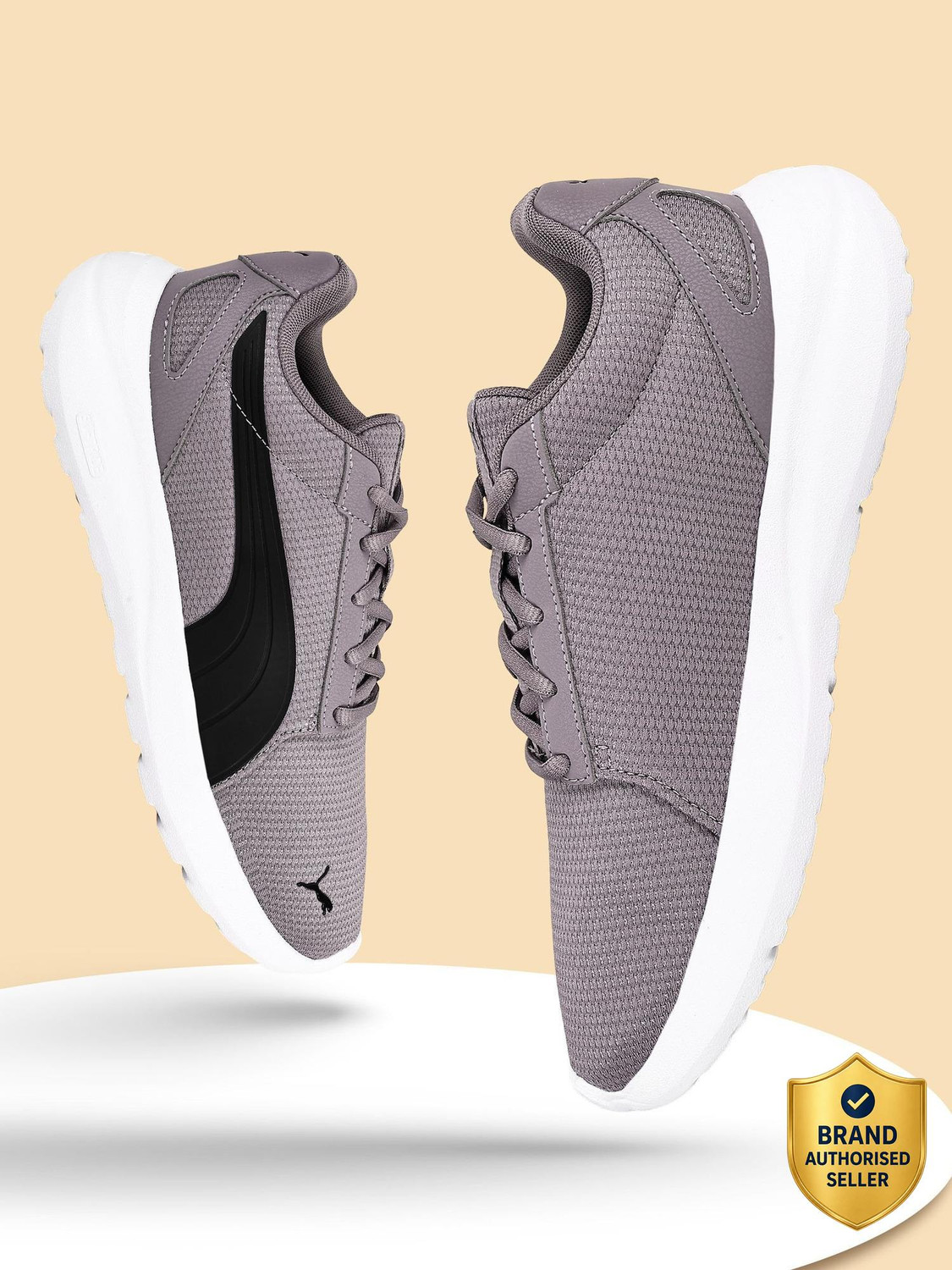 Image of PUMA Smash 3.0 Sneakers For Women (Black , 3)