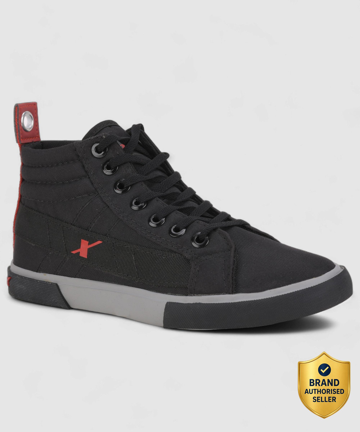 Sparx SM 620 Black Canvas Shoes For Men - Image 6