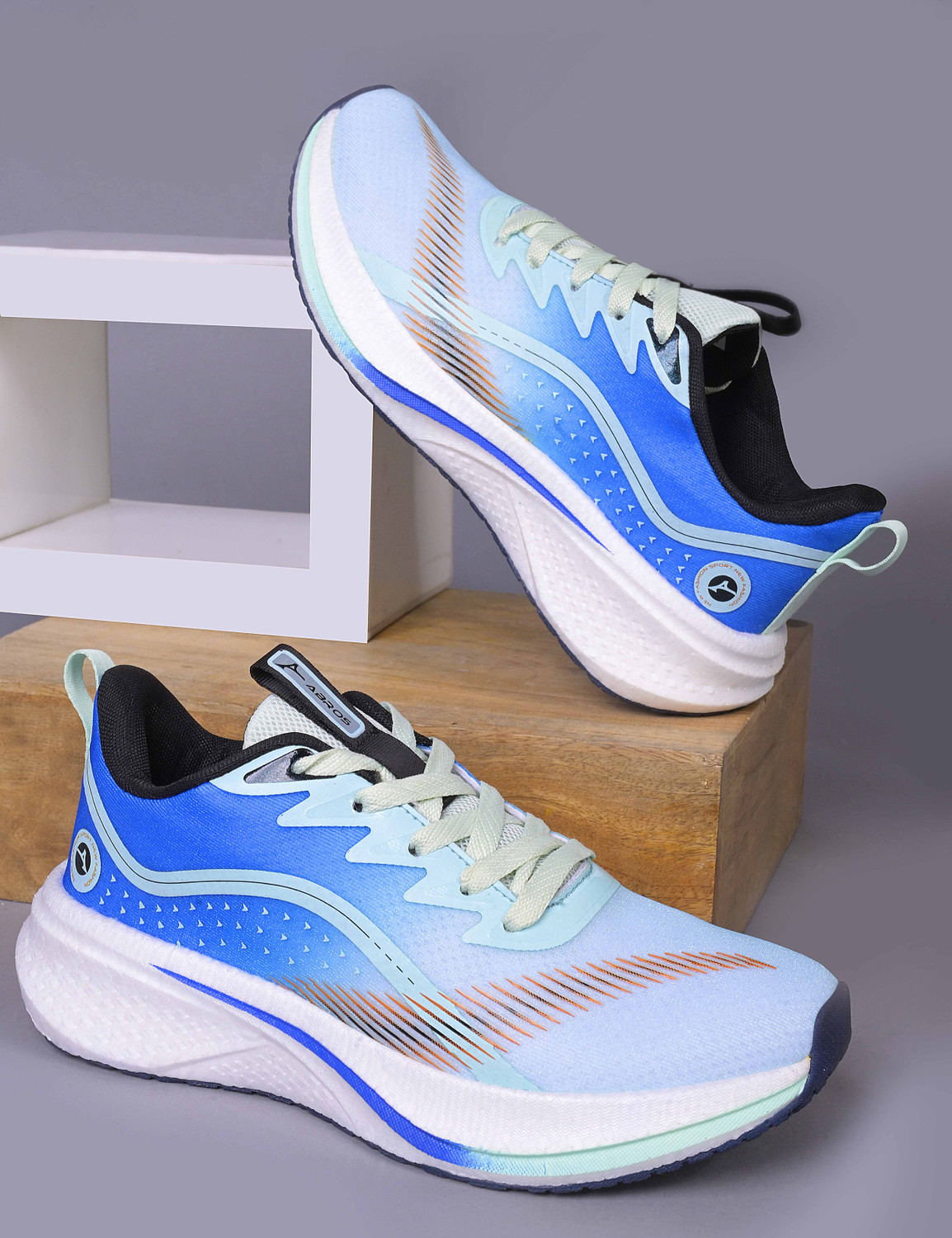 Abros AVENUE Running Shoes For Men (Green , 8) - Image 1