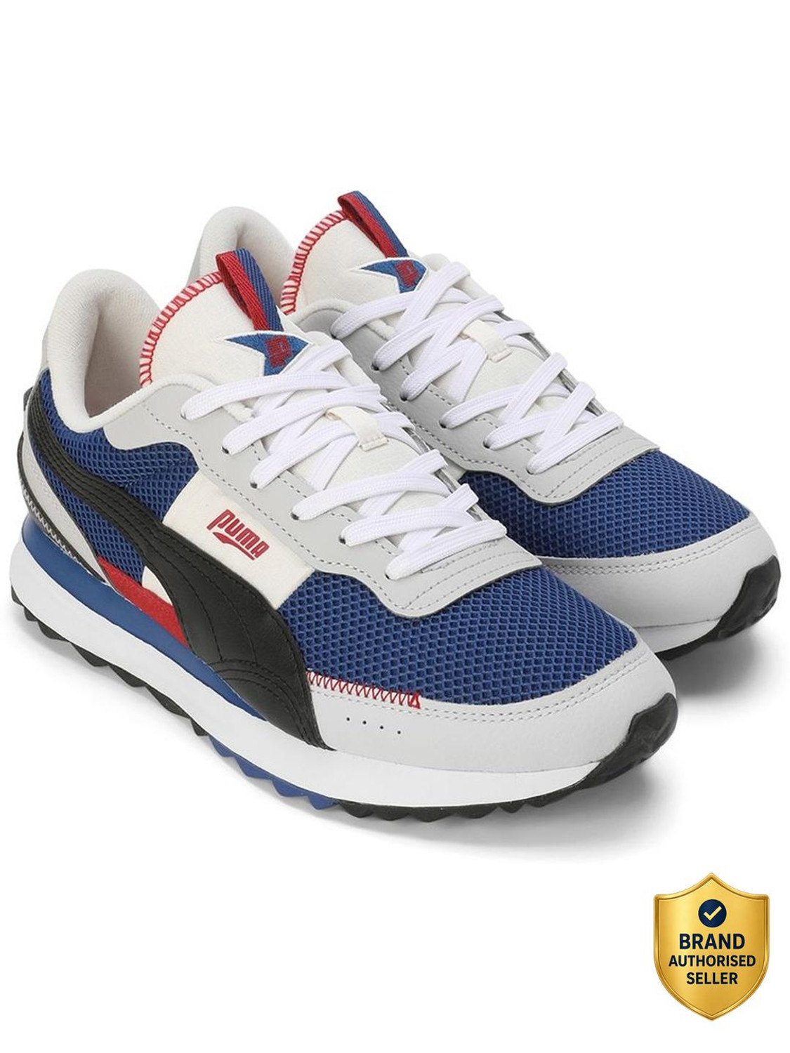 Image of PUMA Future Rider Double Sneakers For Men (White , 4)