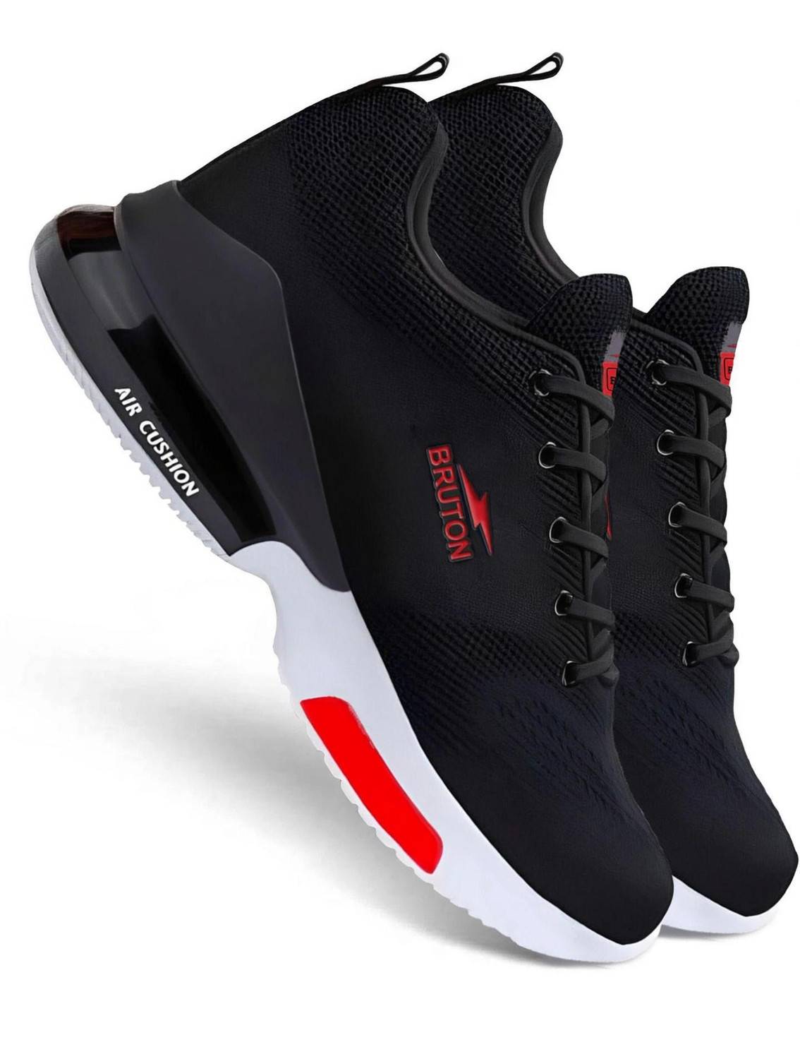 Image of Hsquare Running Shoes For Men (Black , 8)