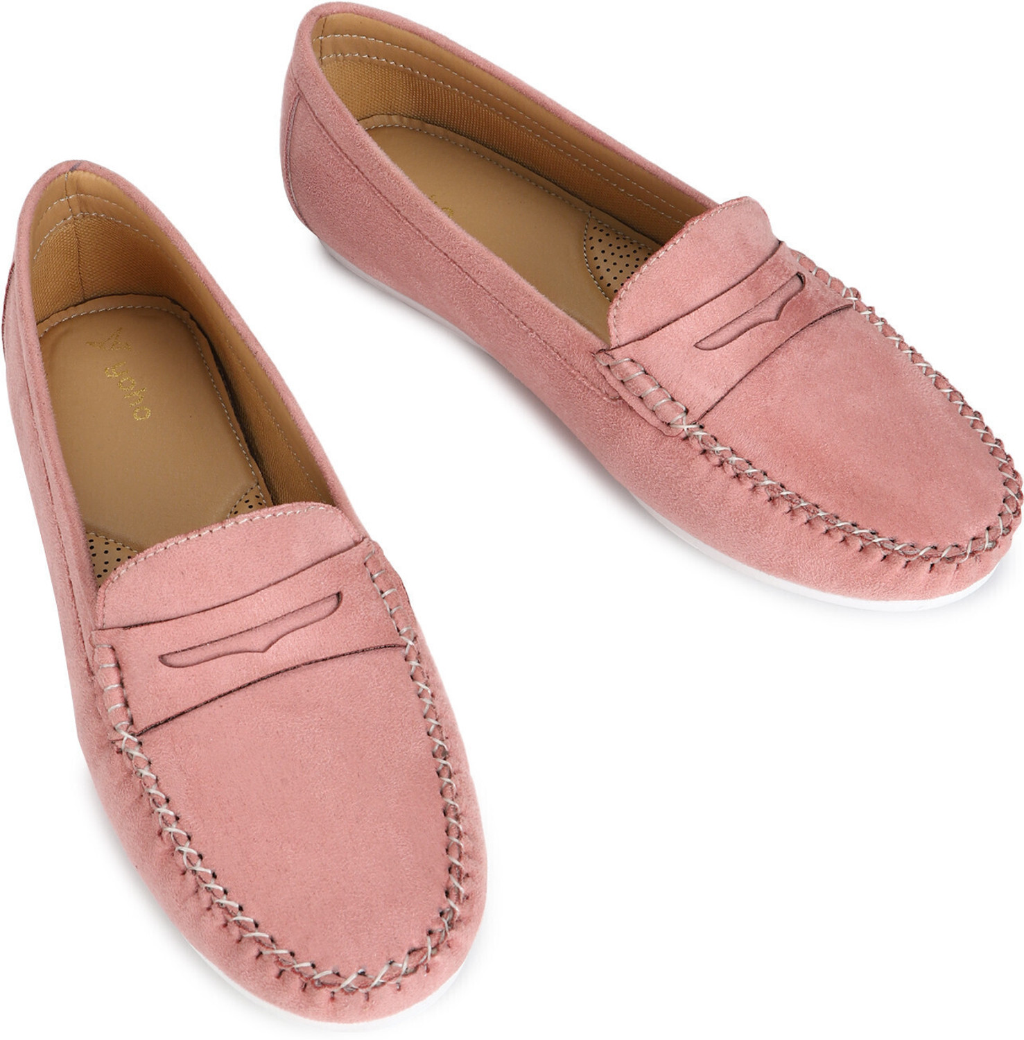 Image of yoho Bliss Comfortable Slip On Formal Women | Office and Party Wear Shoe Loafers For Women (Pink , 3)