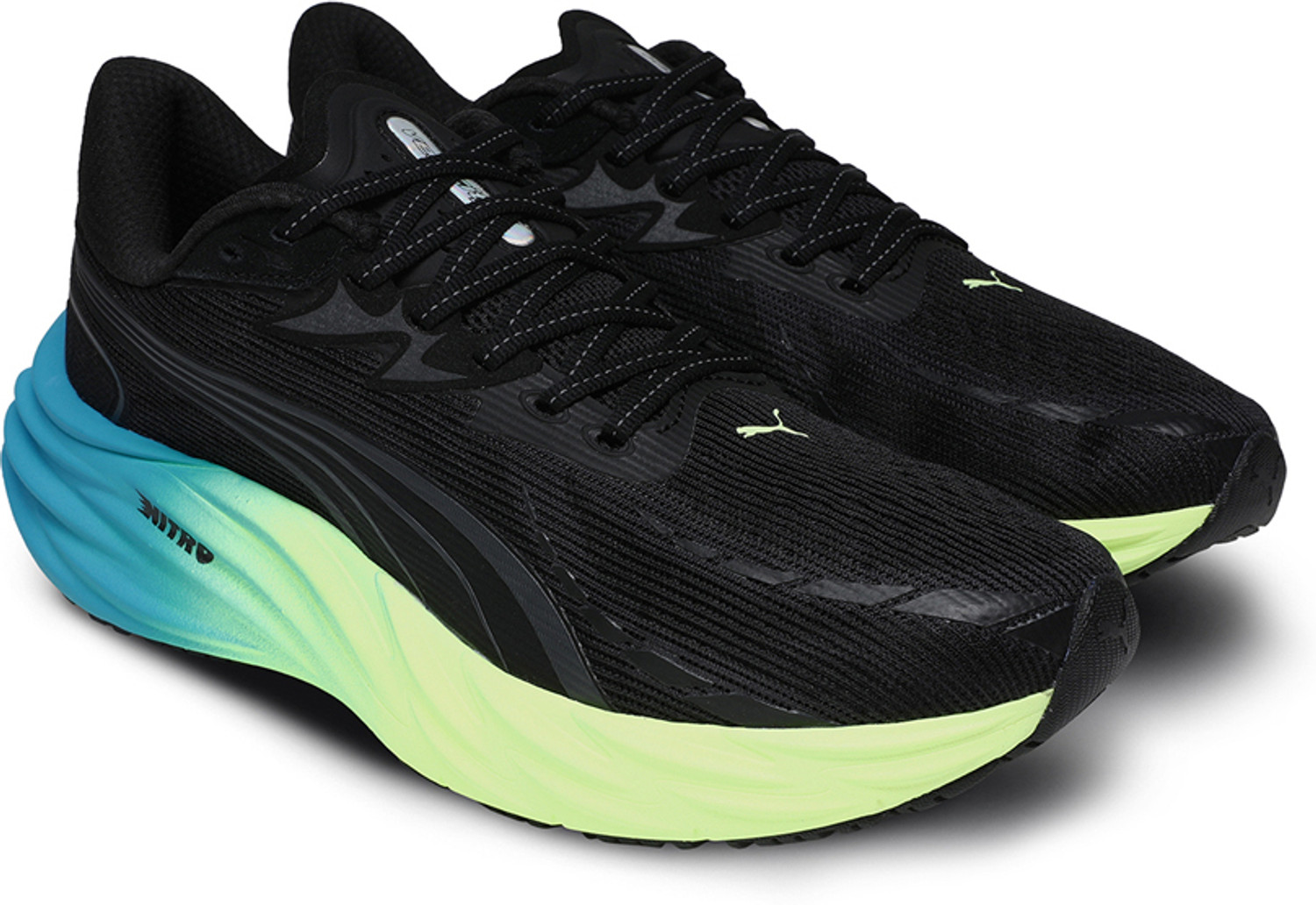 Image of PUMA Electrify NITRO 4 Running Shoes For Men (Black , 8.5)